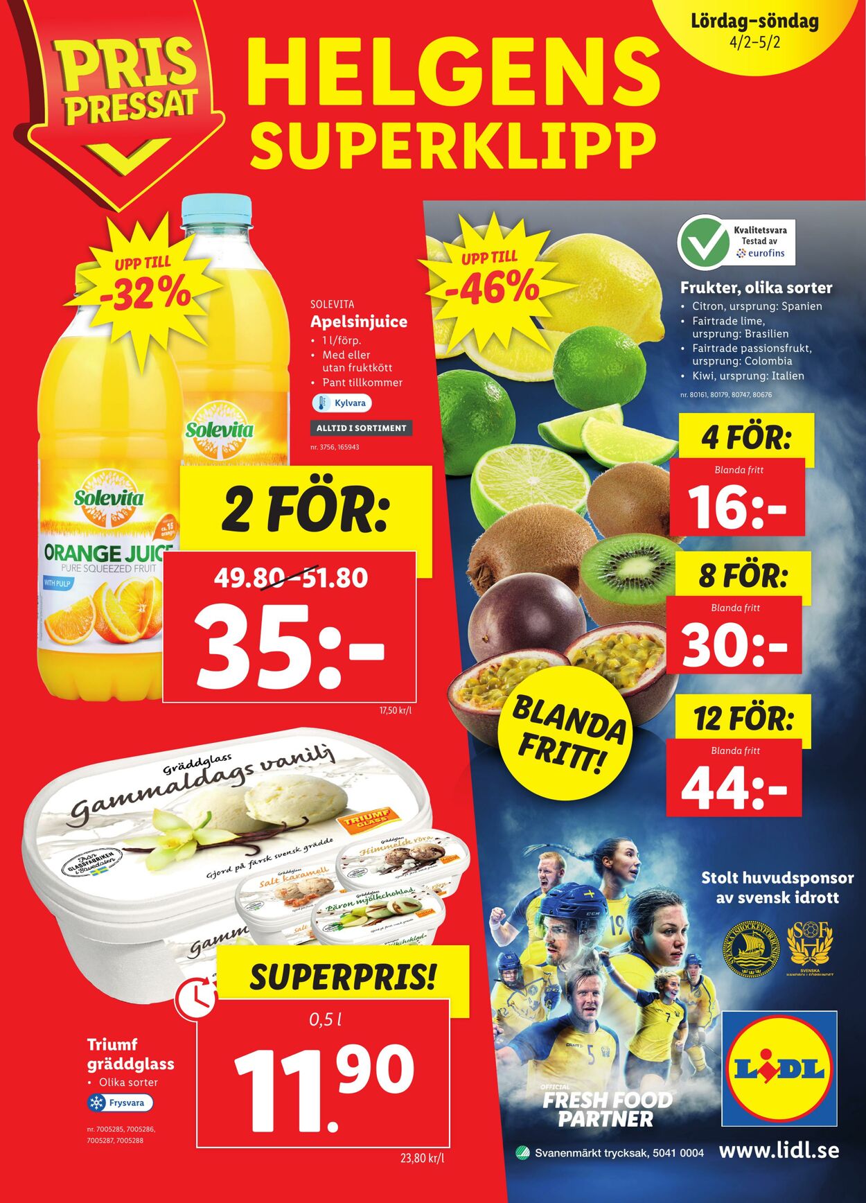 Erbjudanden Lidl 30.01.2023 - 05.02.2023