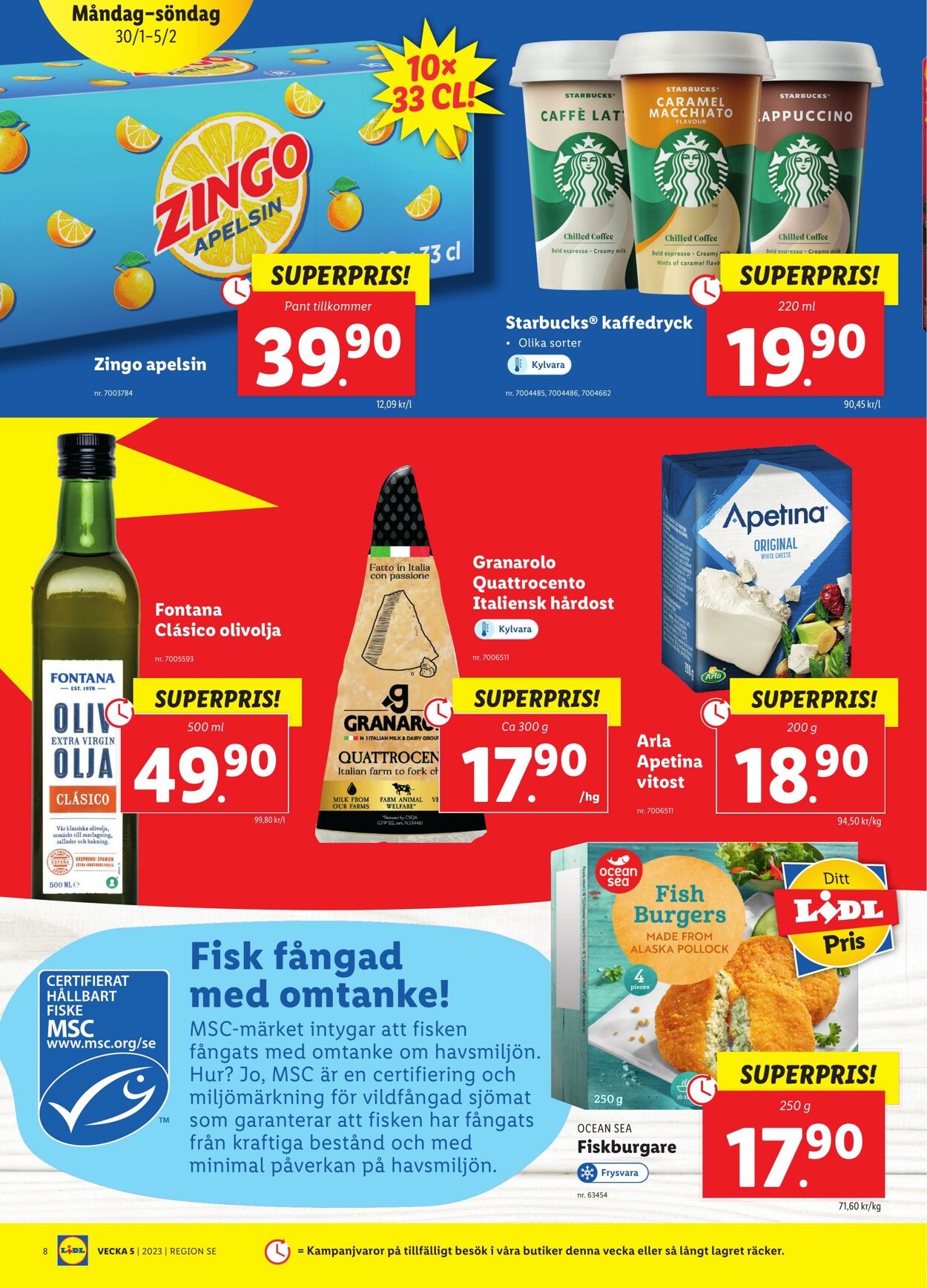 Erbjudanden Lidl 30.01.2023 - 05.02.2023