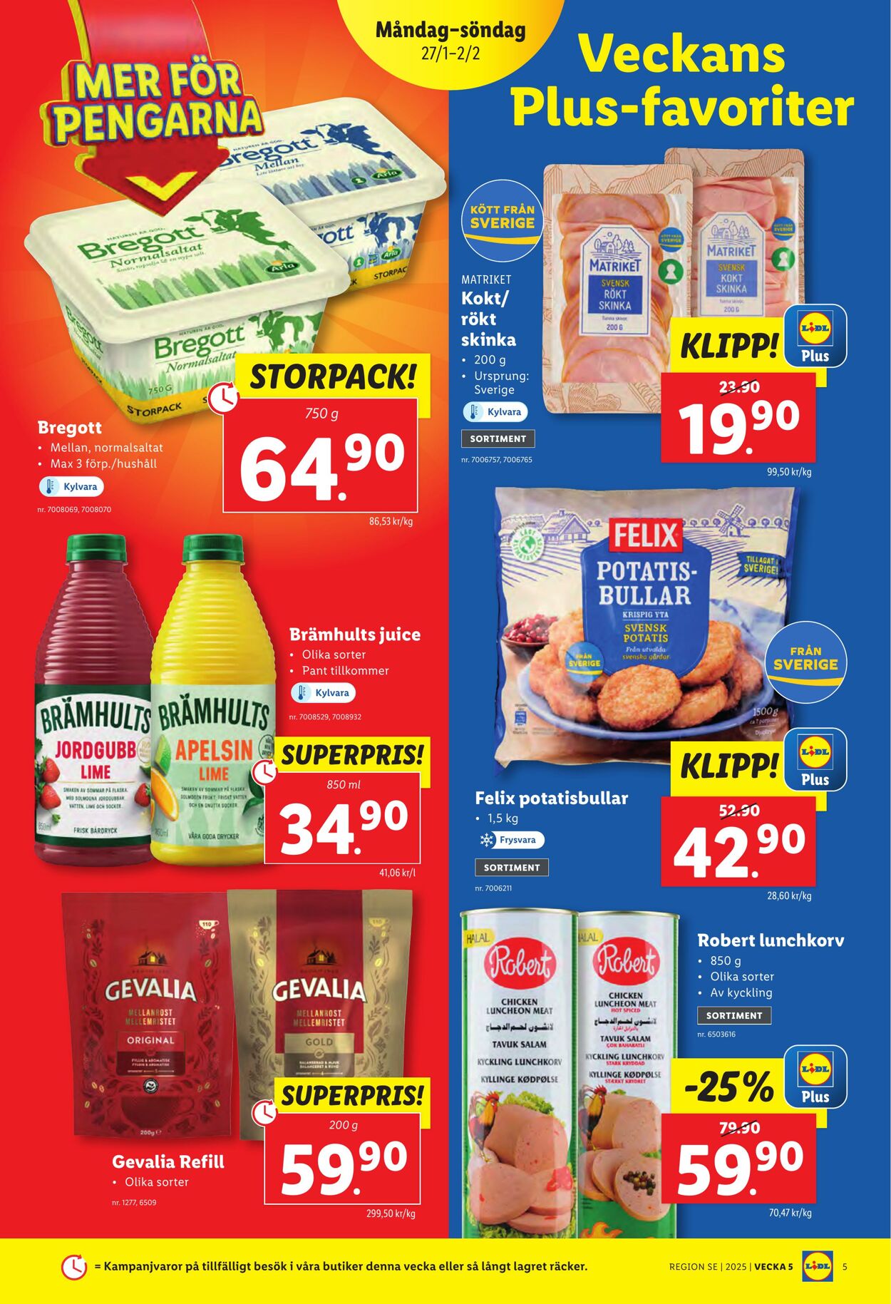 Erbjudanden Lidl 27.01.2025 - 02.02.2025