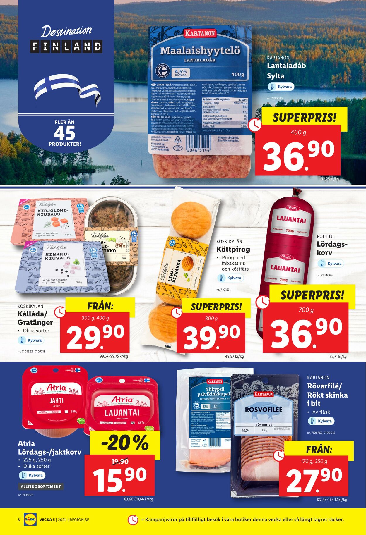 Erbjudanden Lidl 29.01.2024 - 04.02.2024