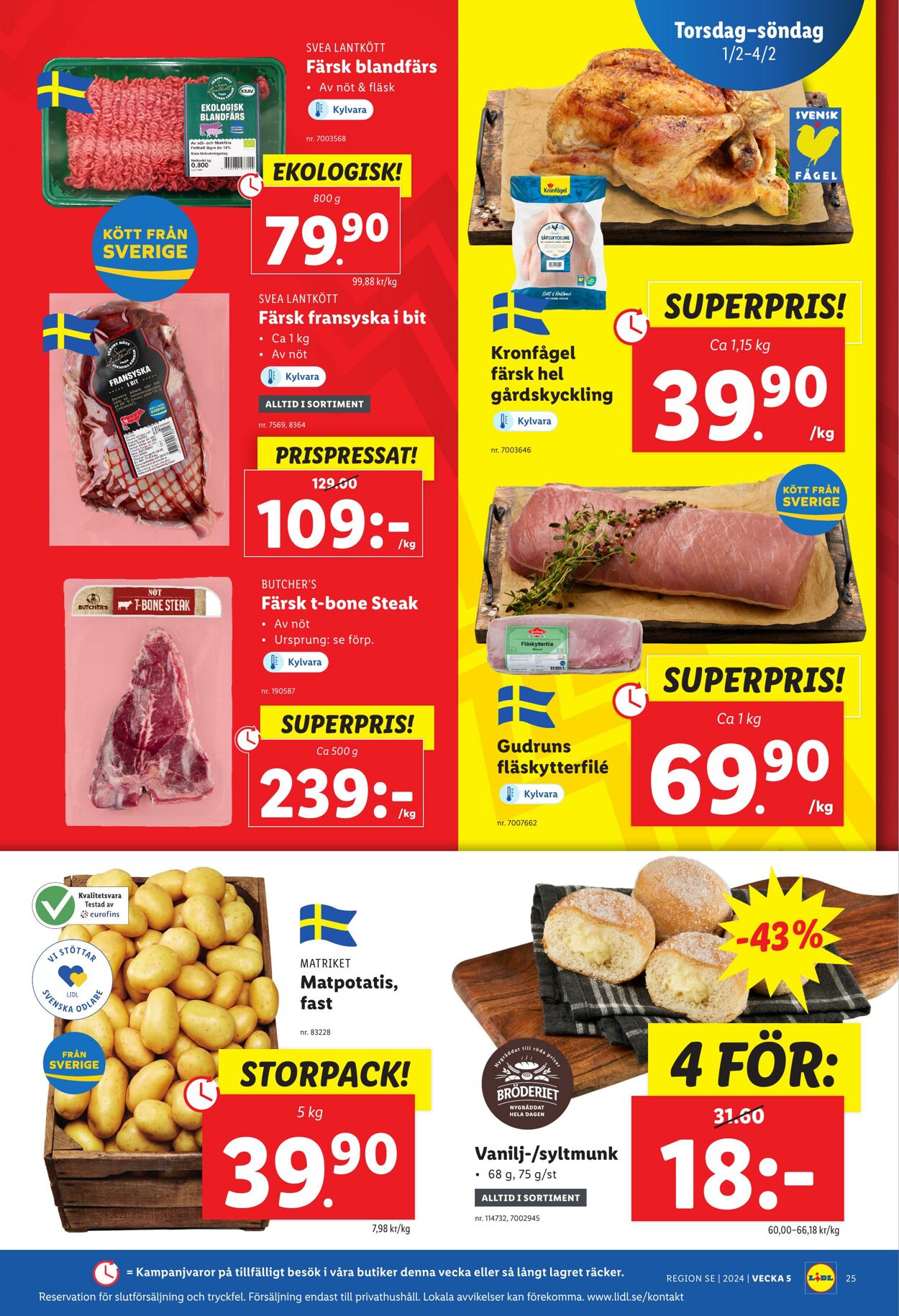 Erbjudanden Lidl 29.01.2024 - 04.02.2024