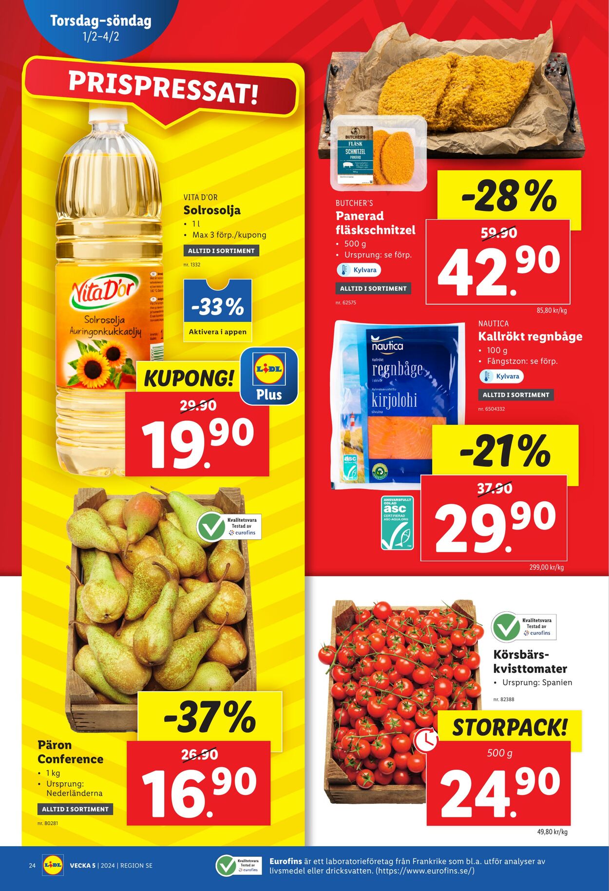 Erbjudanden Lidl 29.01.2024 - 04.02.2024