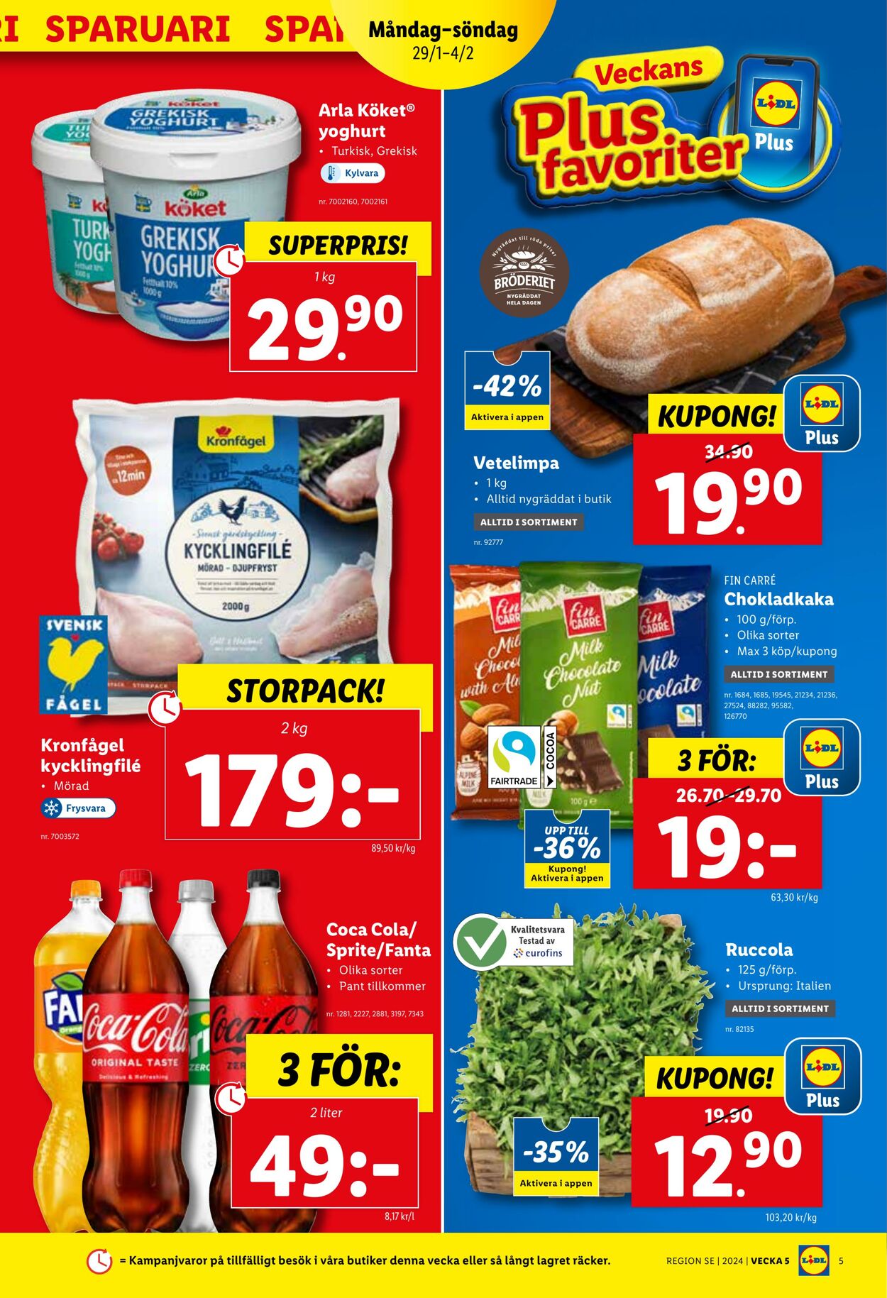 Erbjudanden Lidl 29.01.2024 - 04.02.2024