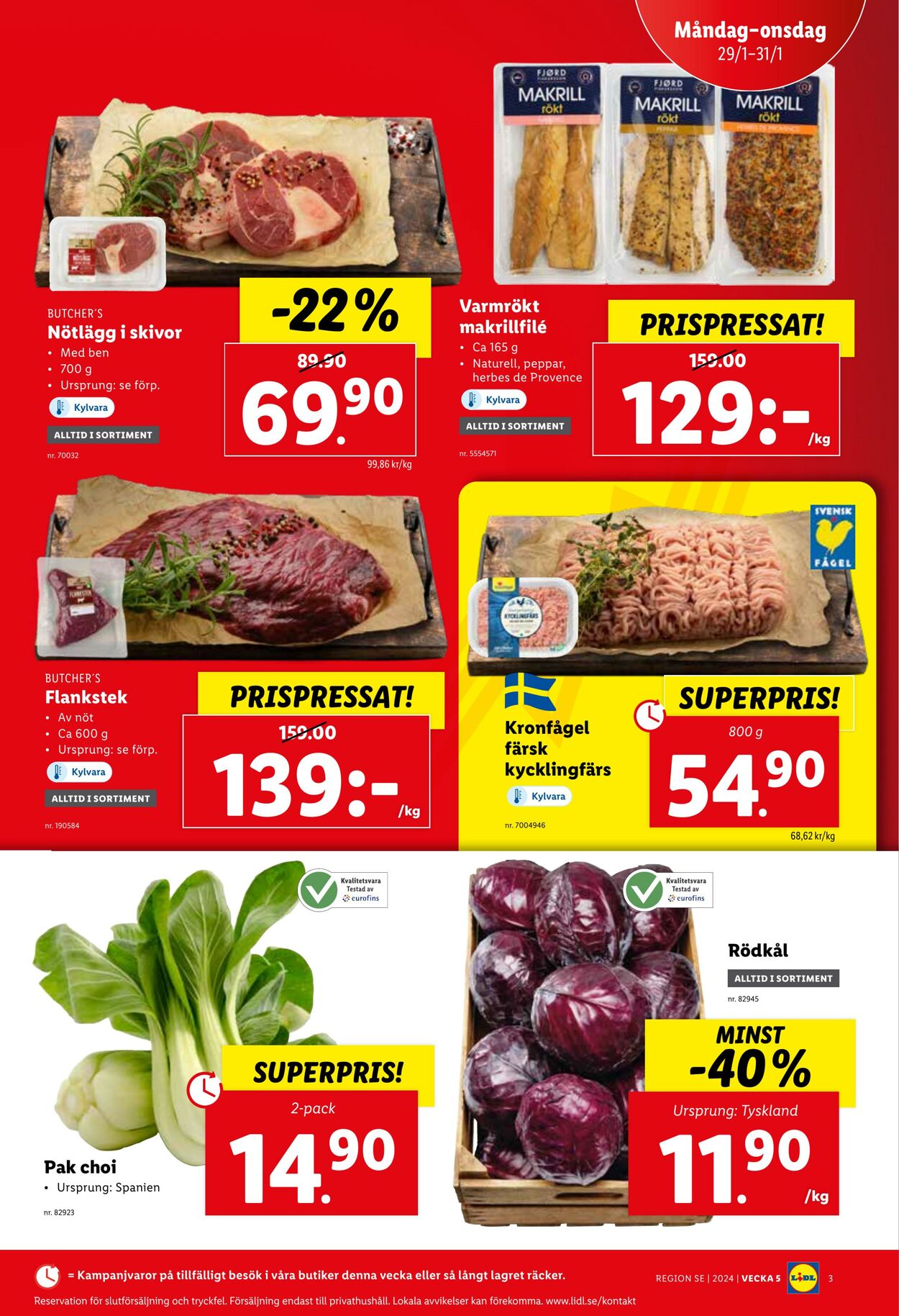 Erbjudanden Lidl 29.01.2024 - 04.02.2024