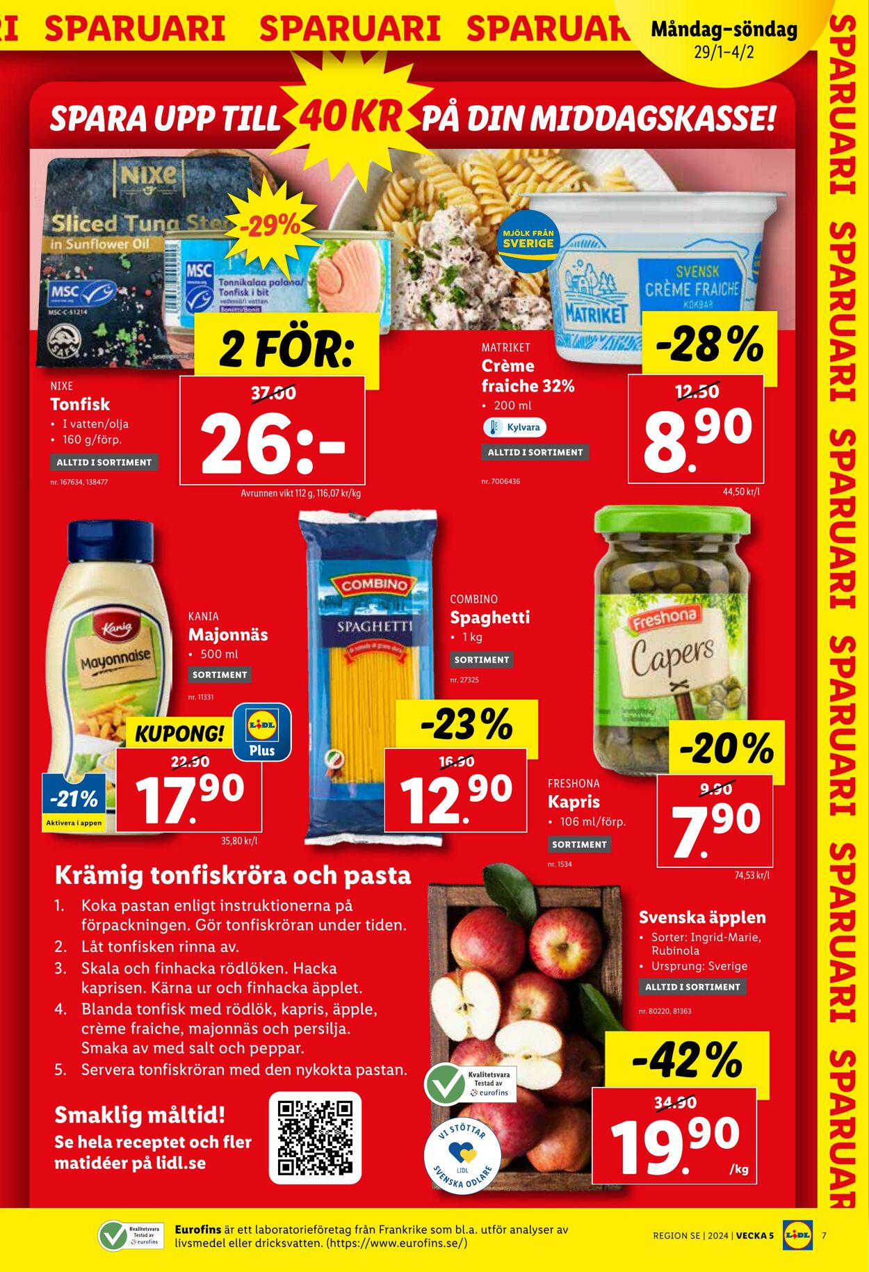 Erbjudanden Lidl 29.01.2024 - 04.02.2024