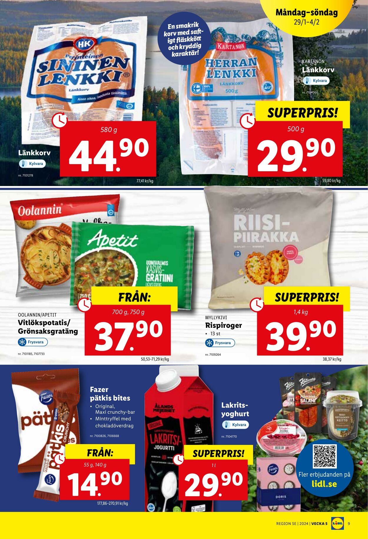 Erbjudanden Lidl 29.01.2024 - 04.02.2024