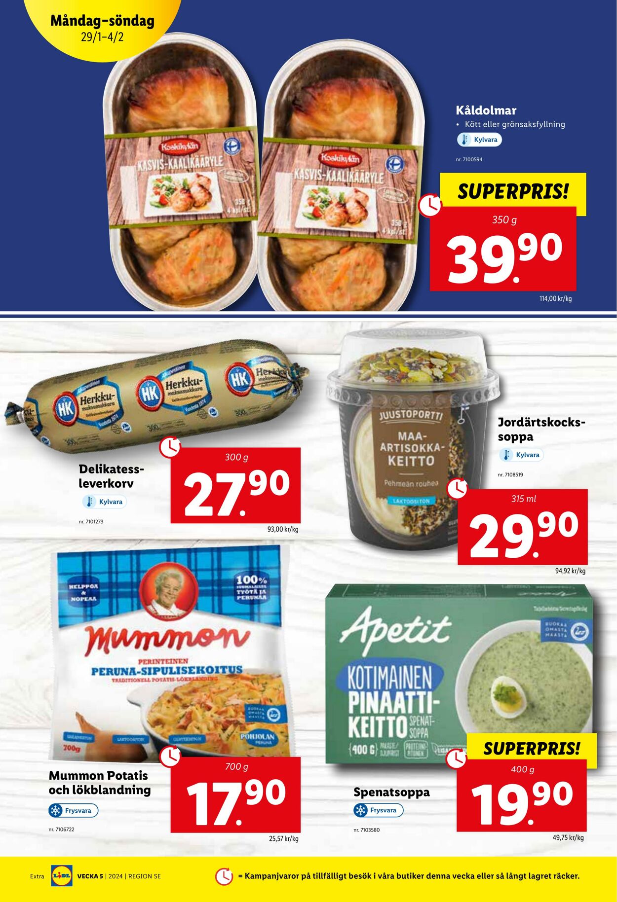 Erbjudanden Lidl 29.01.2024 - 04.02.2024