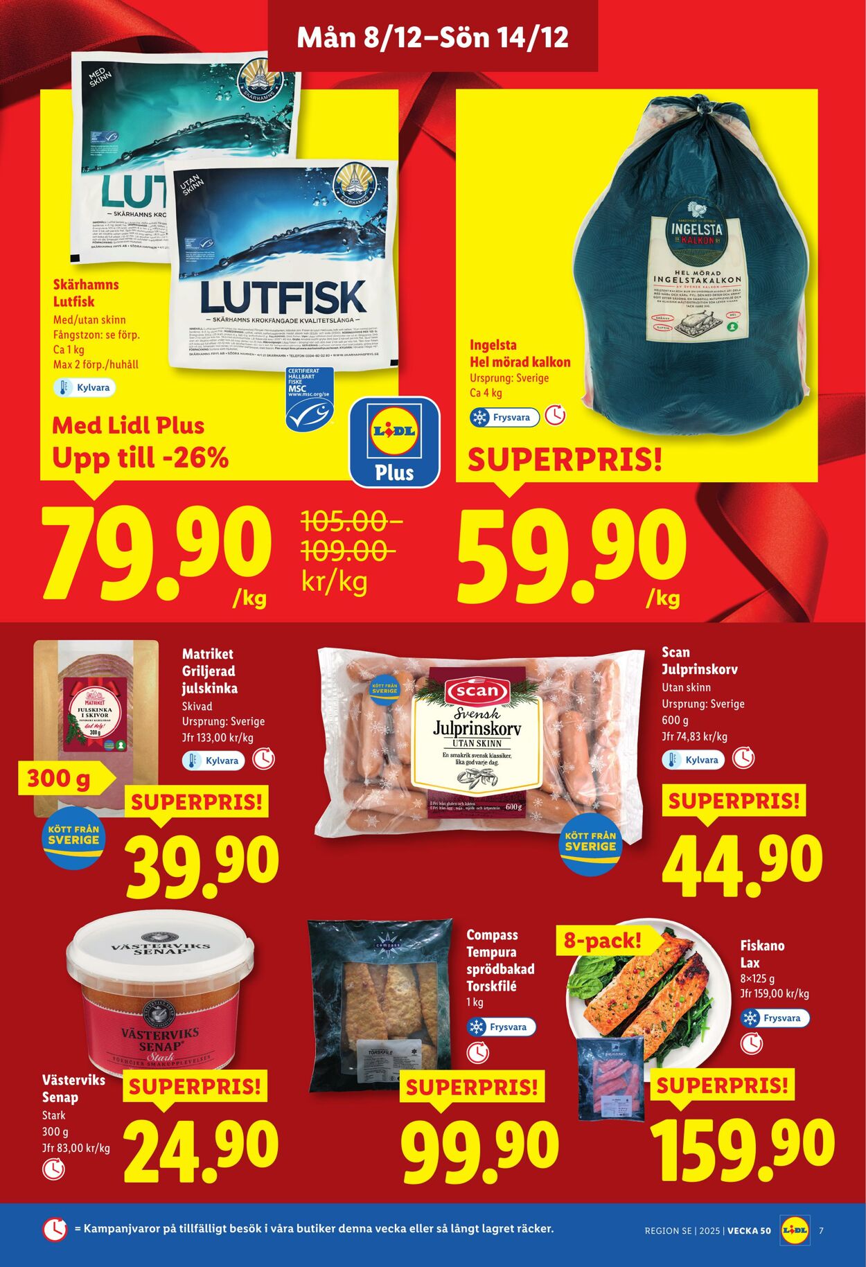 Erbjudanden Lidl 08.12.2025 - 14.12.2025