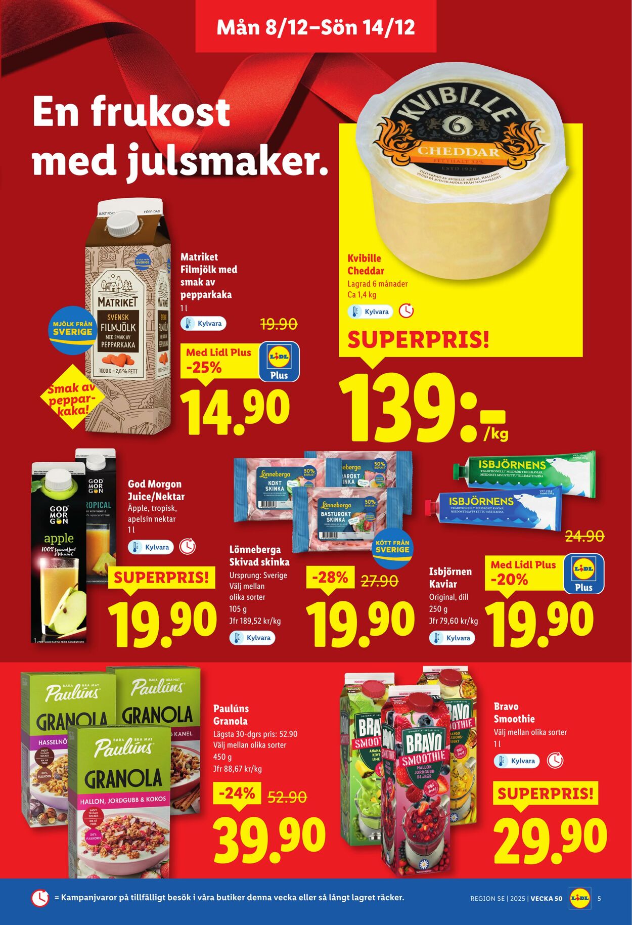 Erbjudanden Lidl 08.12.2025 - 14.12.2025