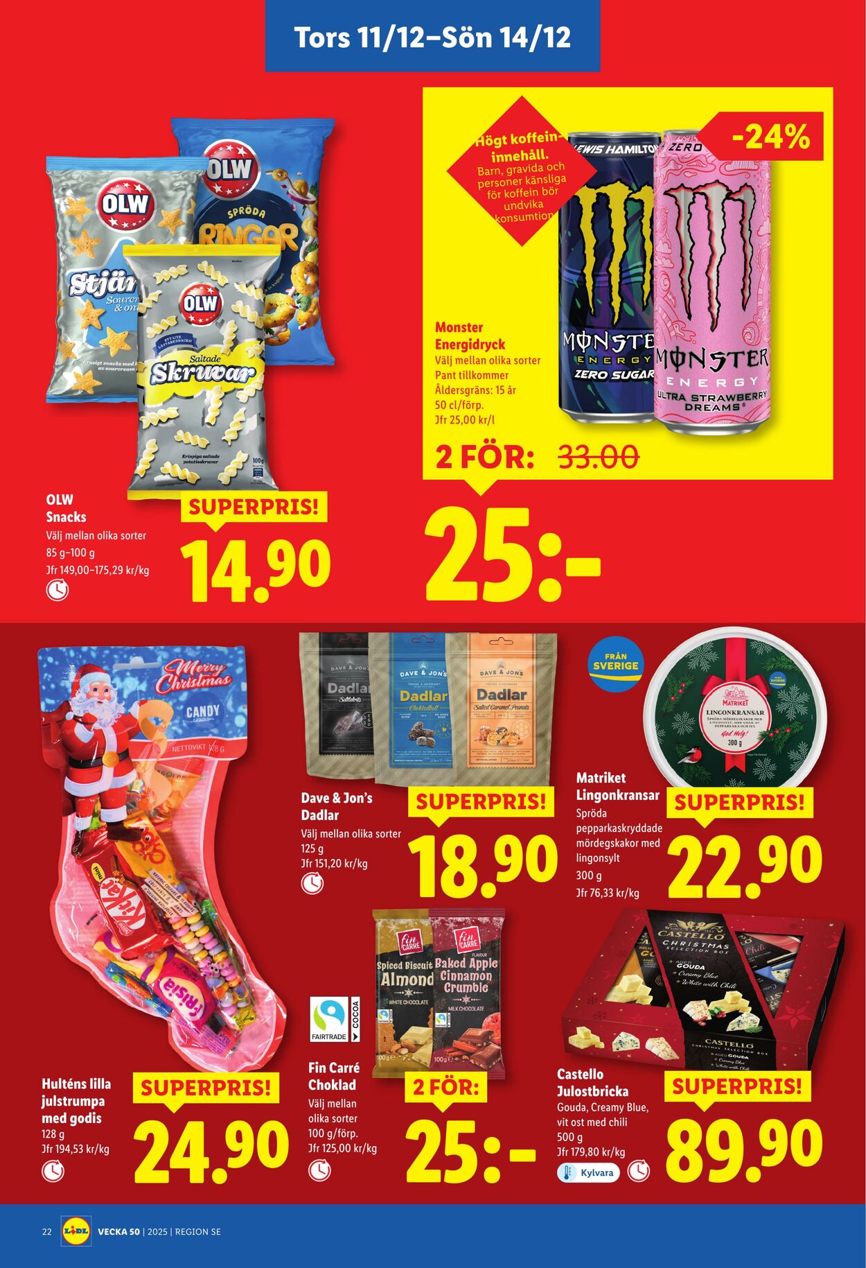 Erbjudanden Lidl 08.12.2025 - 14.12.2025