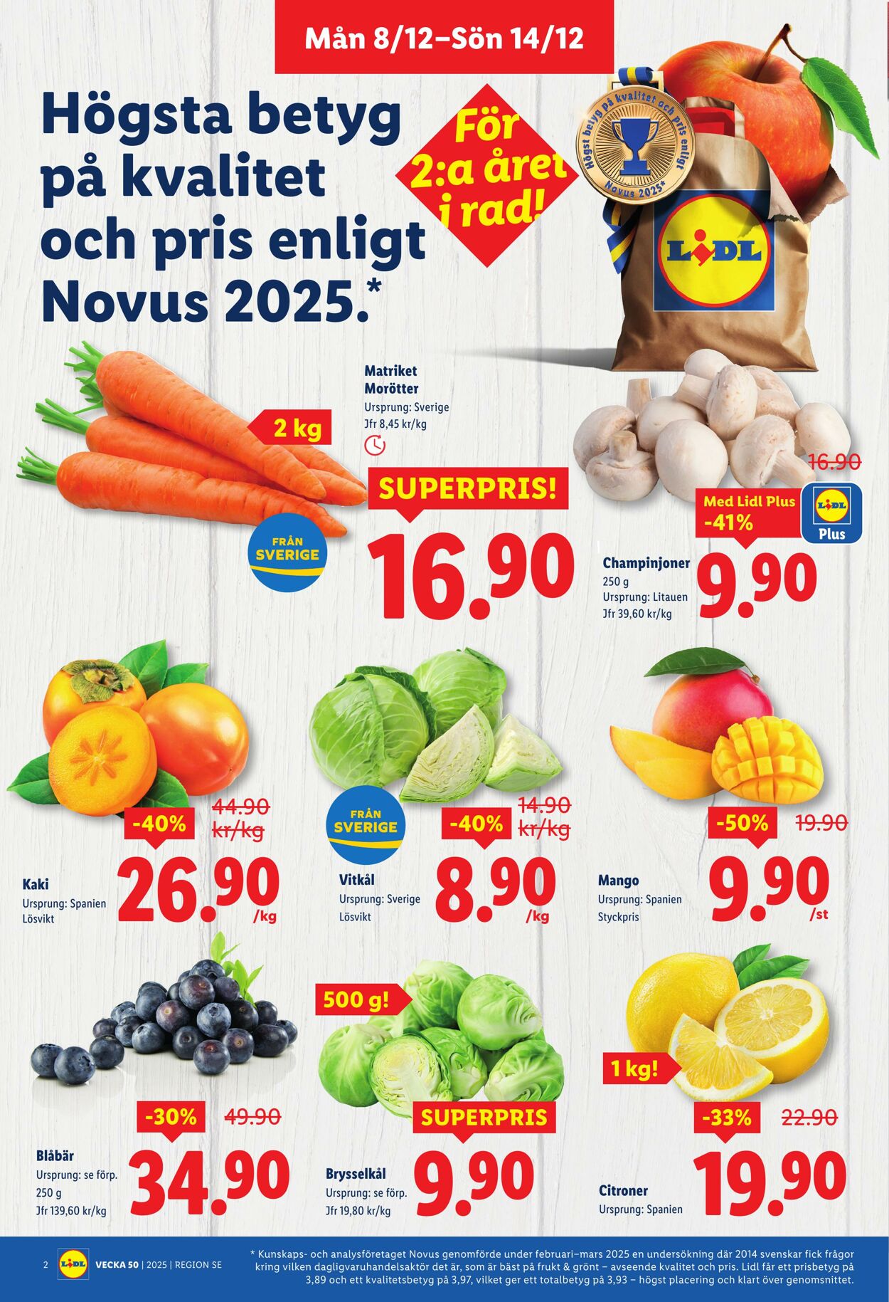 Erbjudanden Lidl 08.12.2025 - 14.12.2025