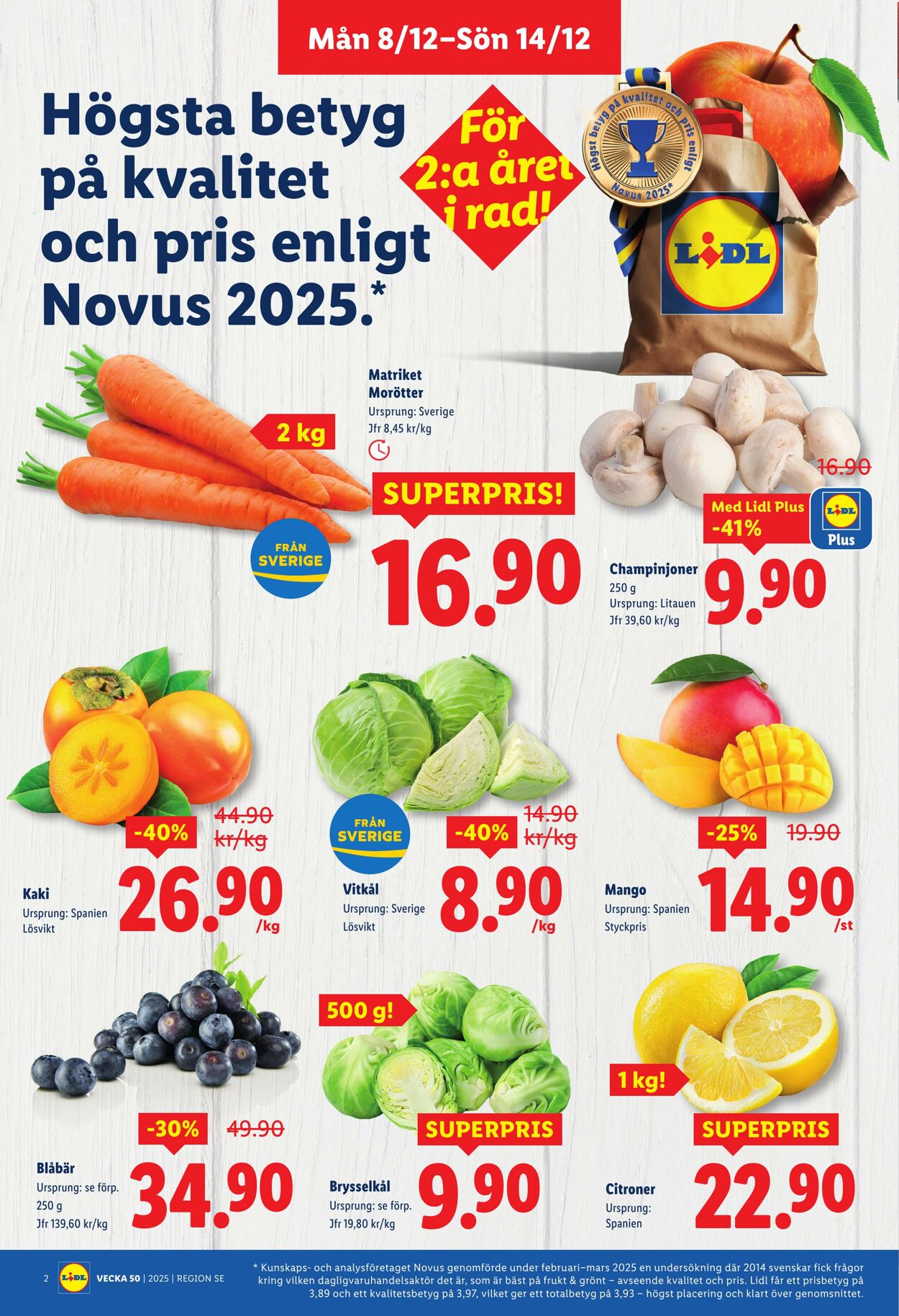 Erbjudanden Lidl 08.12.2025 - 14.12.2025