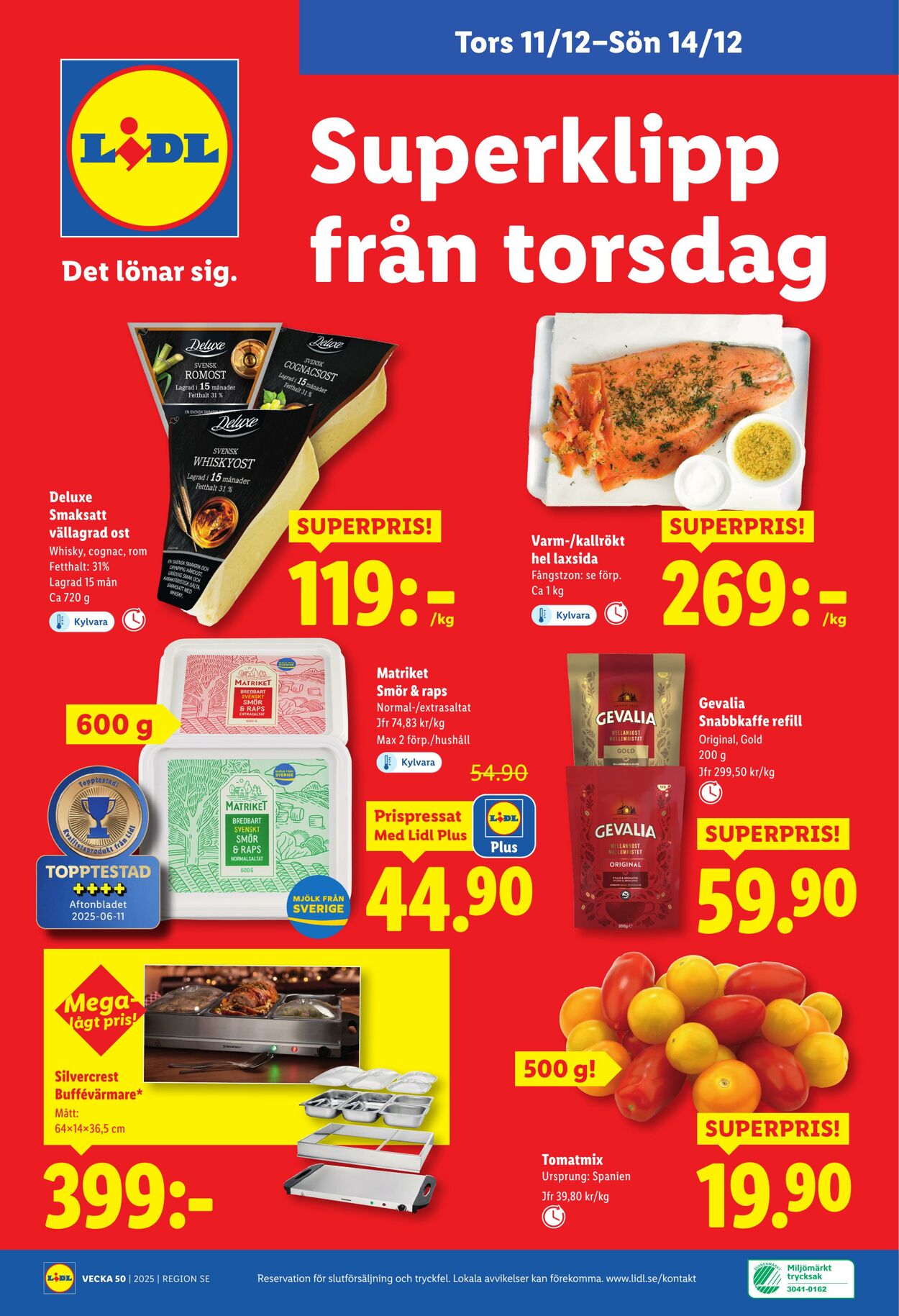 Erbjudanden Lidl 08.12.2025 - 14.12.2025