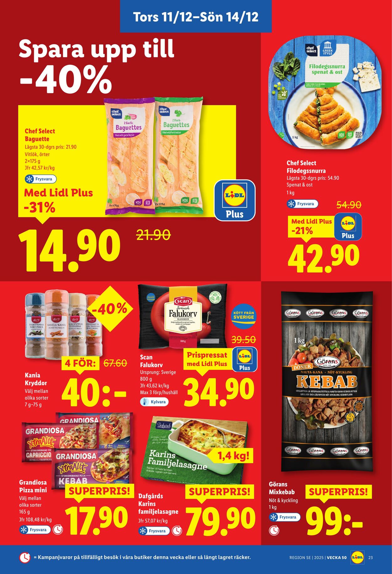 Erbjudanden Lidl 08.12.2025 - 14.12.2025