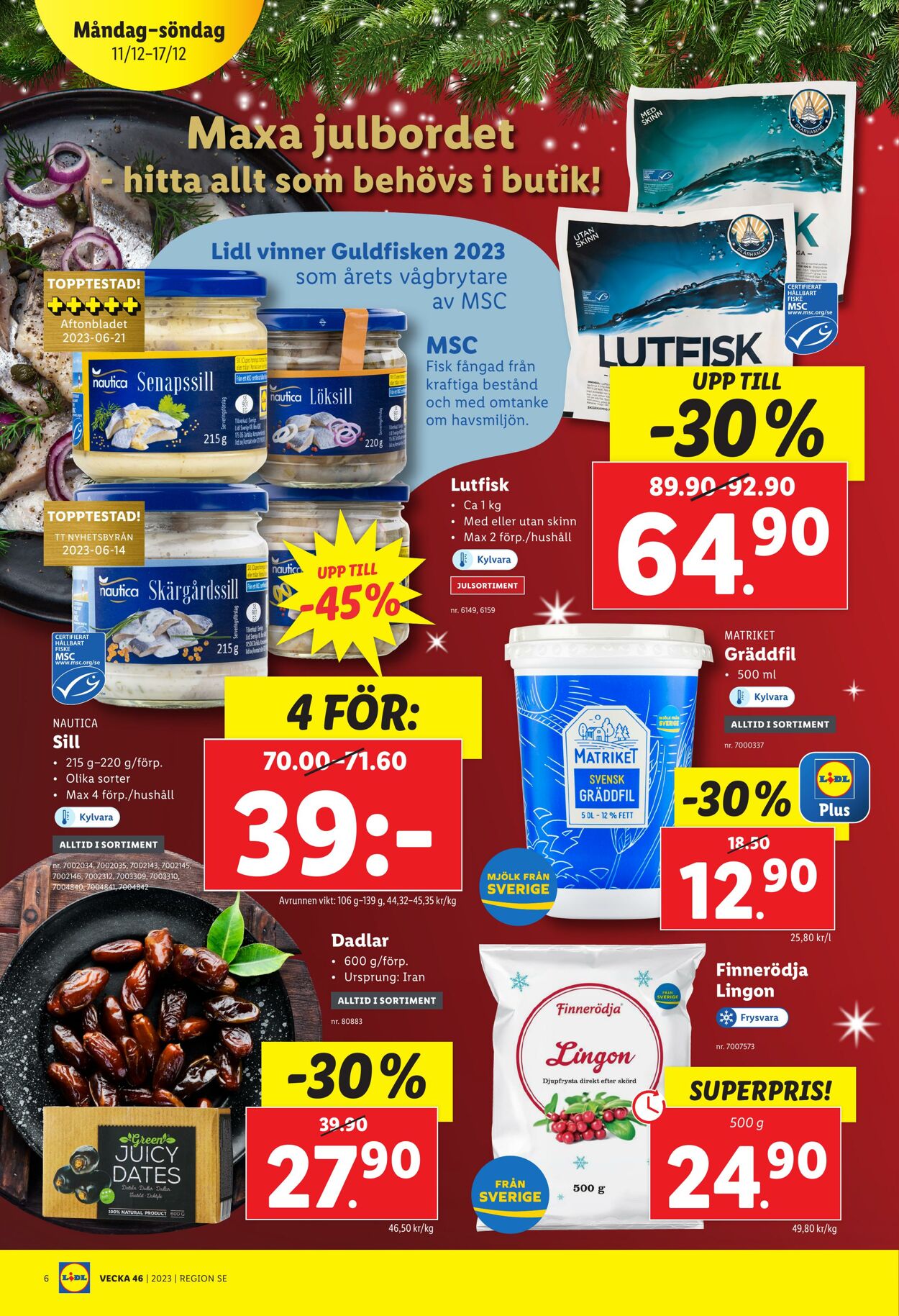 Erbjudanden Lidl 11.12.2023 - 17.12.2023