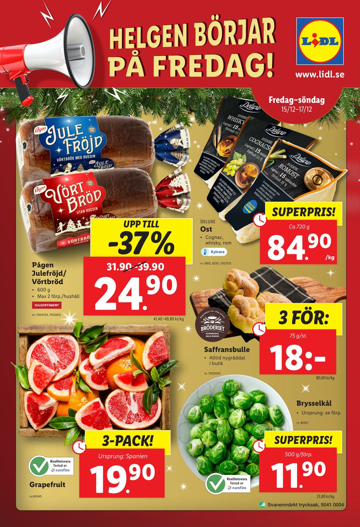 Erbjudanden Lidl 11.12.2023 - 17.12.2023