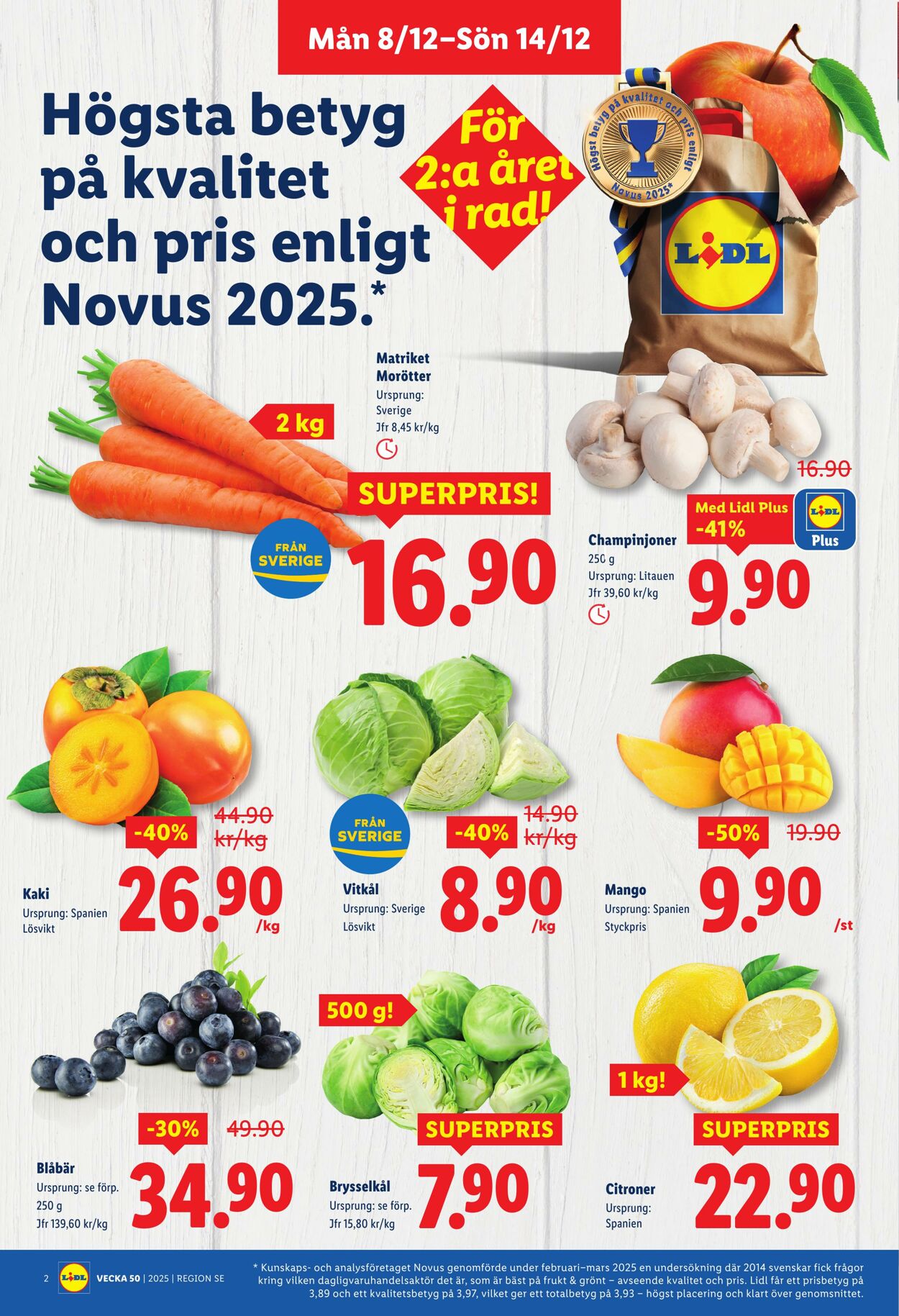Erbjudanden Lidl 08.12.2025 - 14.12.2025