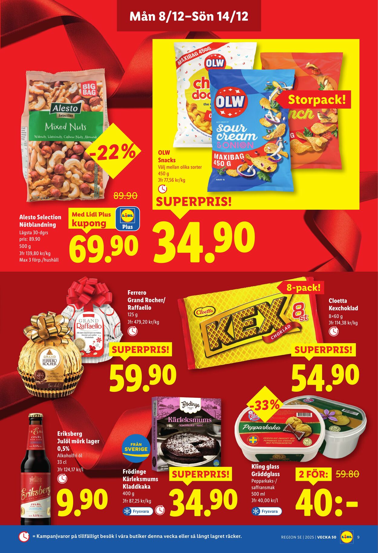 Erbjudanden Lidl 08.12.2025 - 14.12.2025