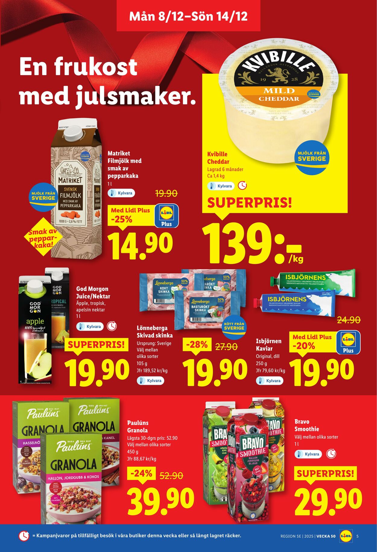 Erbjudanden Lidl 08.12.2025 - 14.12.2025