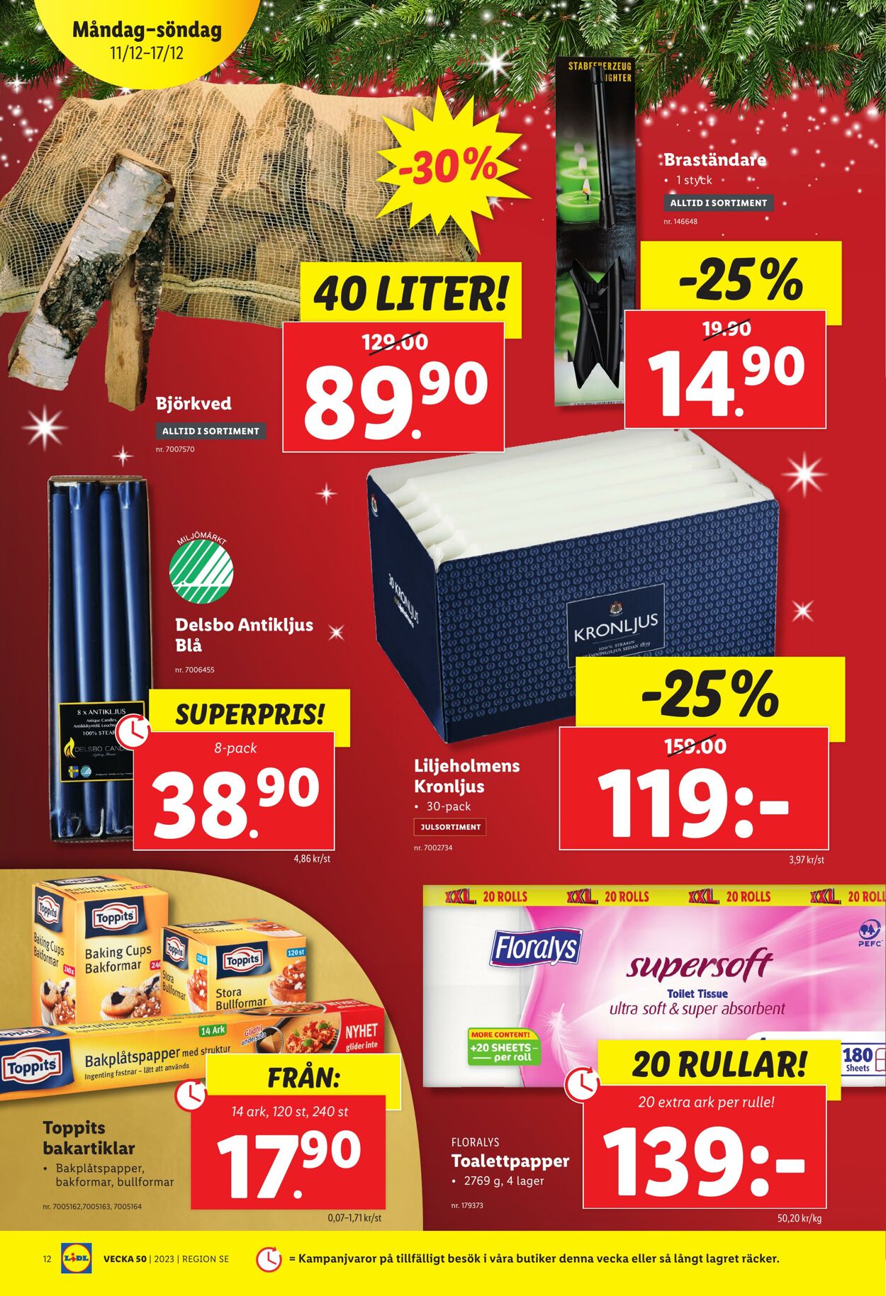 Erbjudanden Lidl 11.12.2023 - 17.12.2023