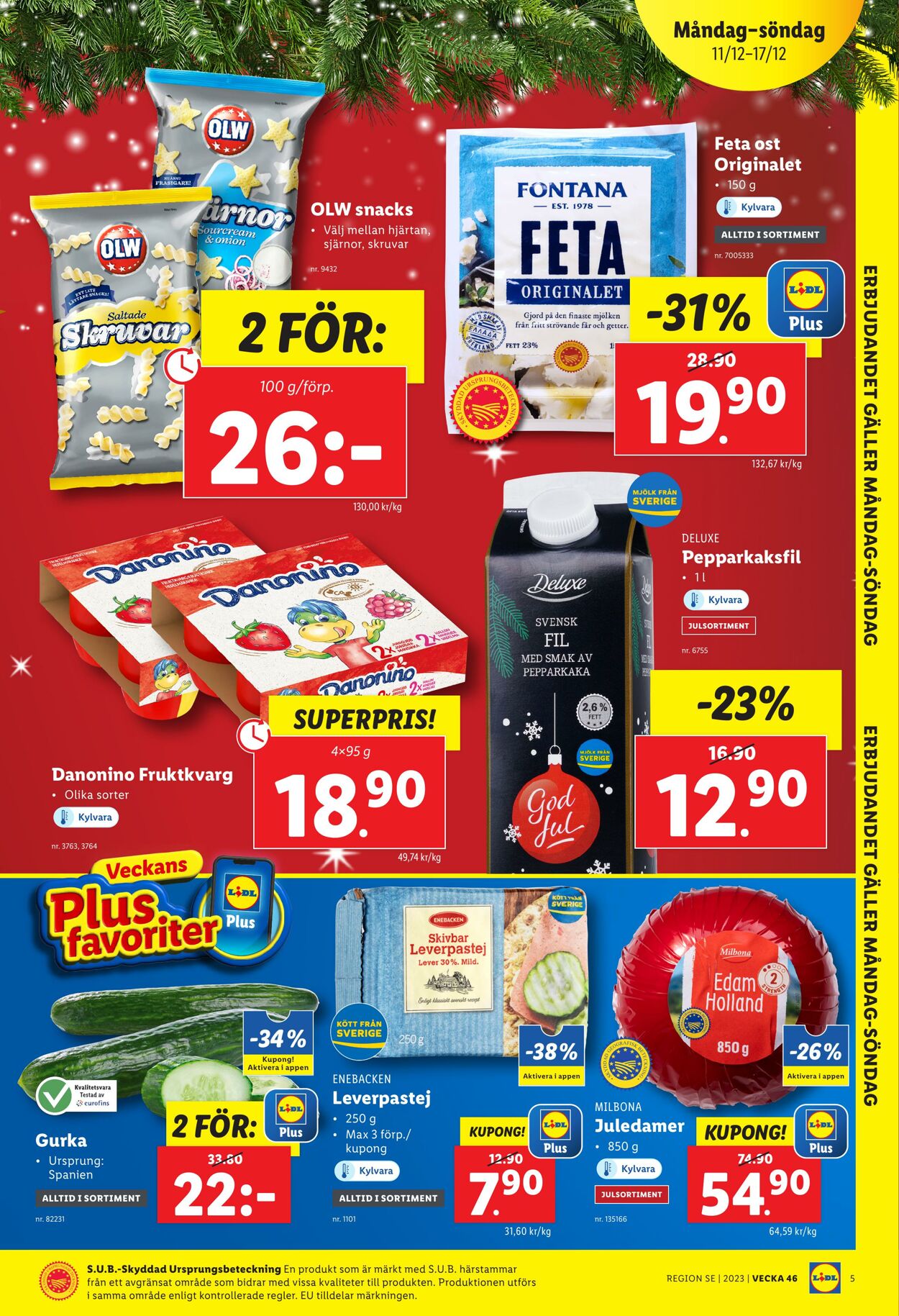 Erbjudanden Lidl 11.12.2023 - 17.12.2023