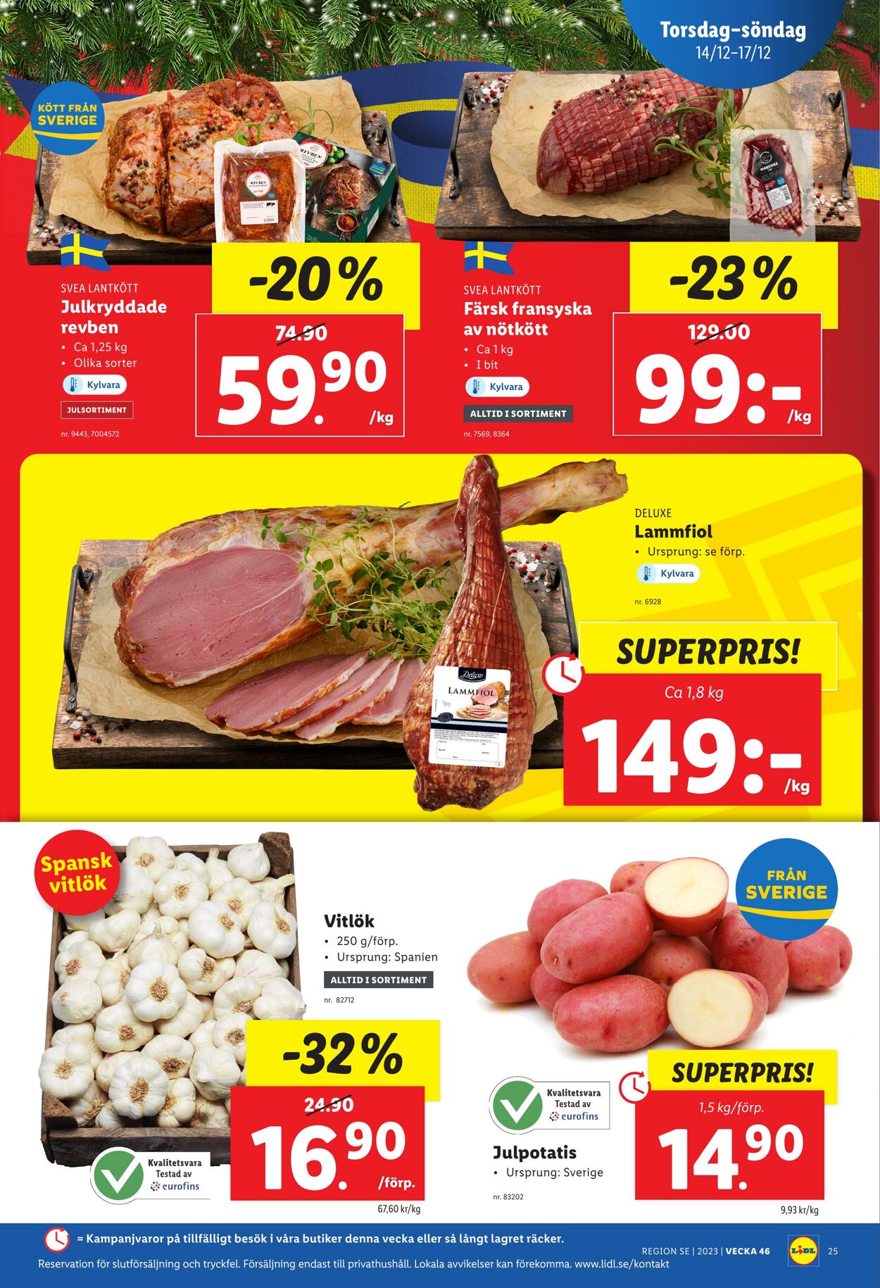 Erbjudanden Lidl 11.12.2023 - 17.12.2023