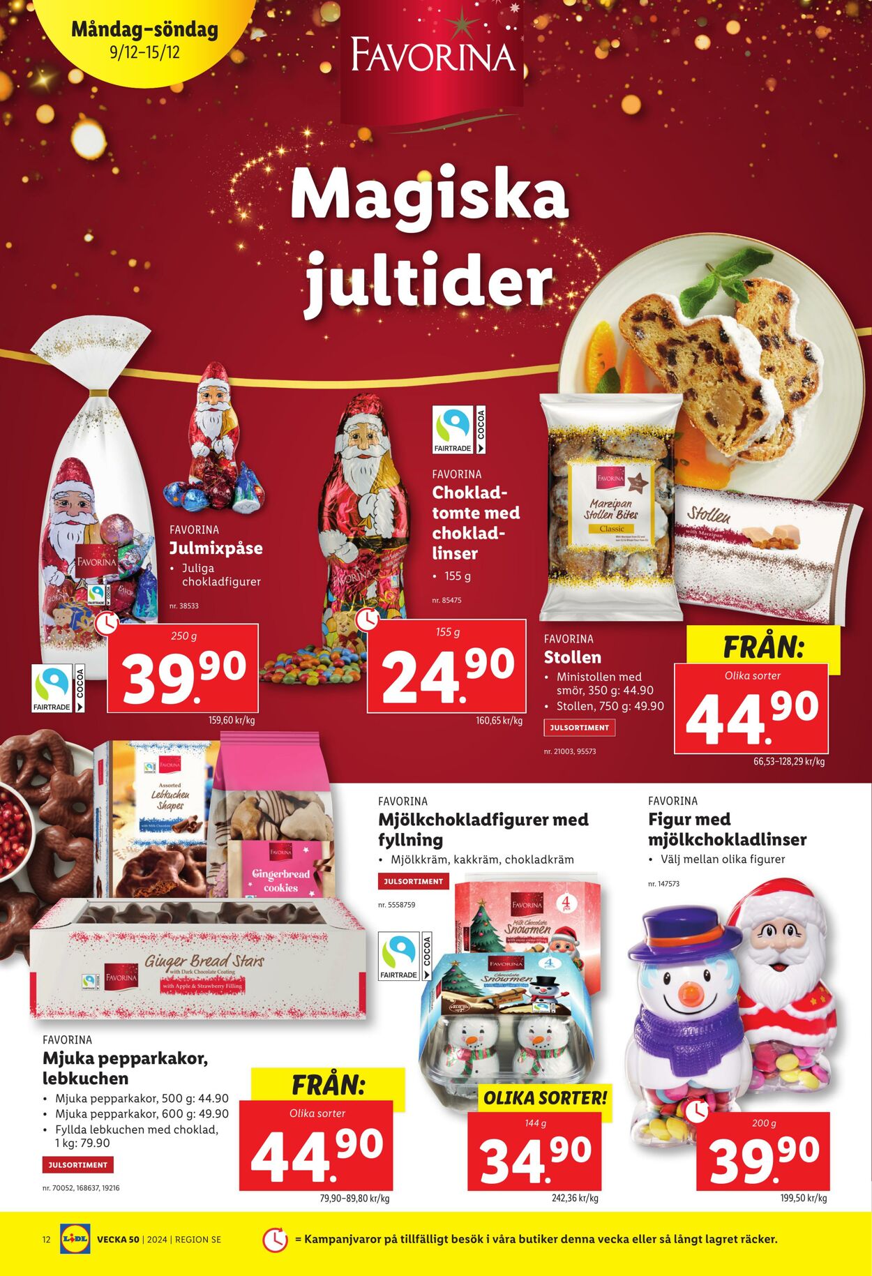 Erbjudanden Lidl 09.12.2024 - 15.12.2024