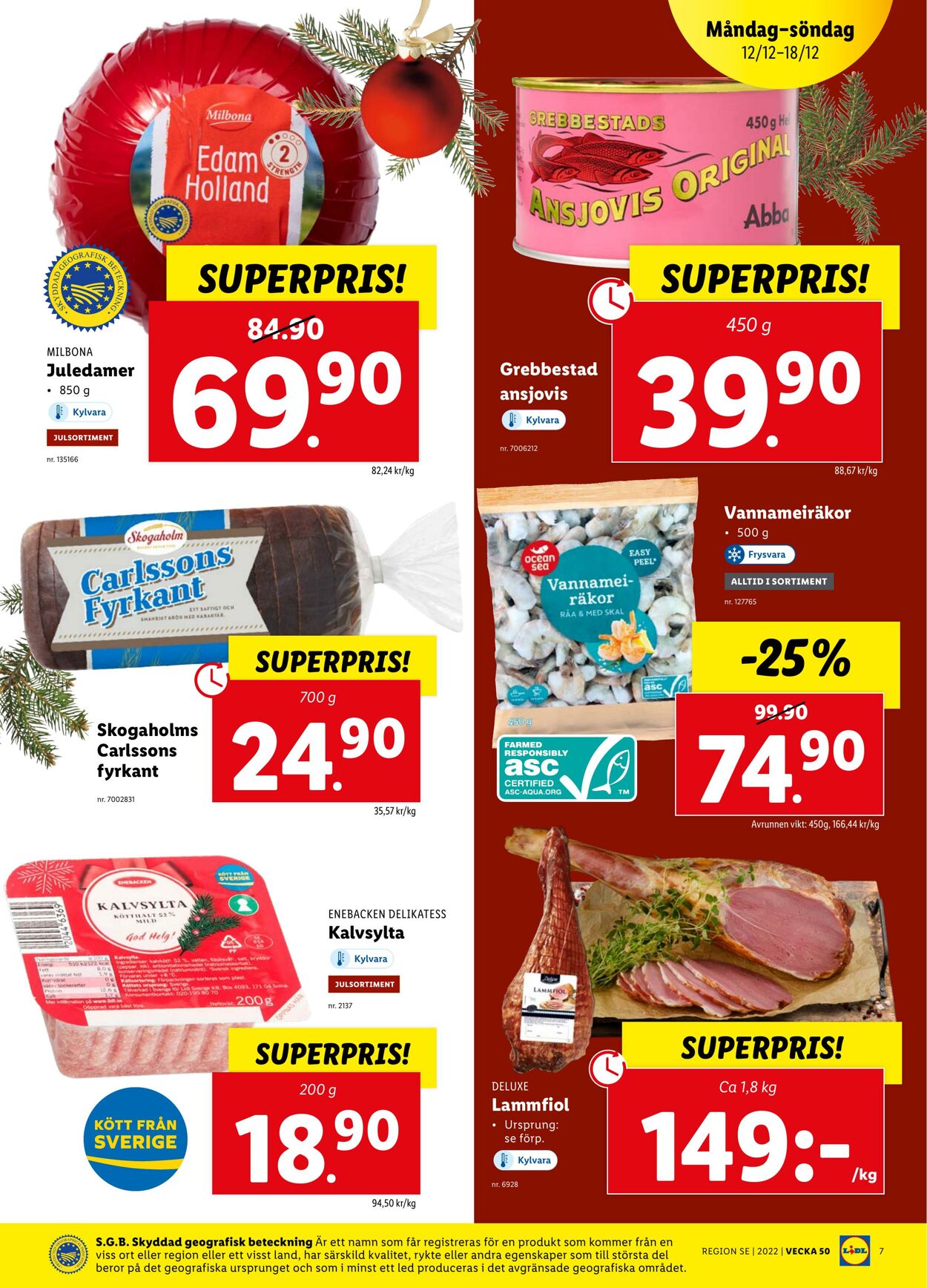 Erbjudanden Lidl 12.12.2022 - 18.12.2022