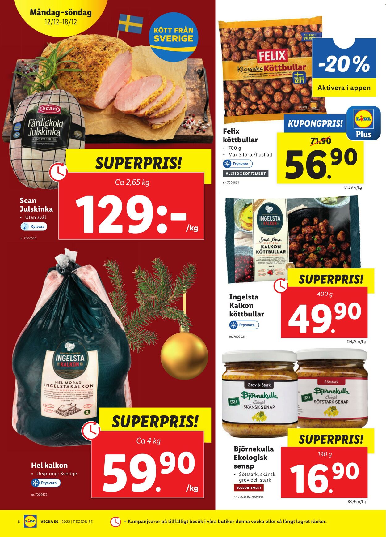 Erbjudanden Lidl 12.12.2022 - 18.12.2022