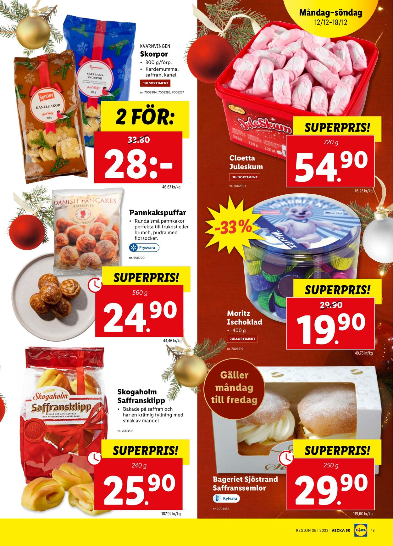 Erbjudanden Lidl 12.12.2022 - 18.12.2022