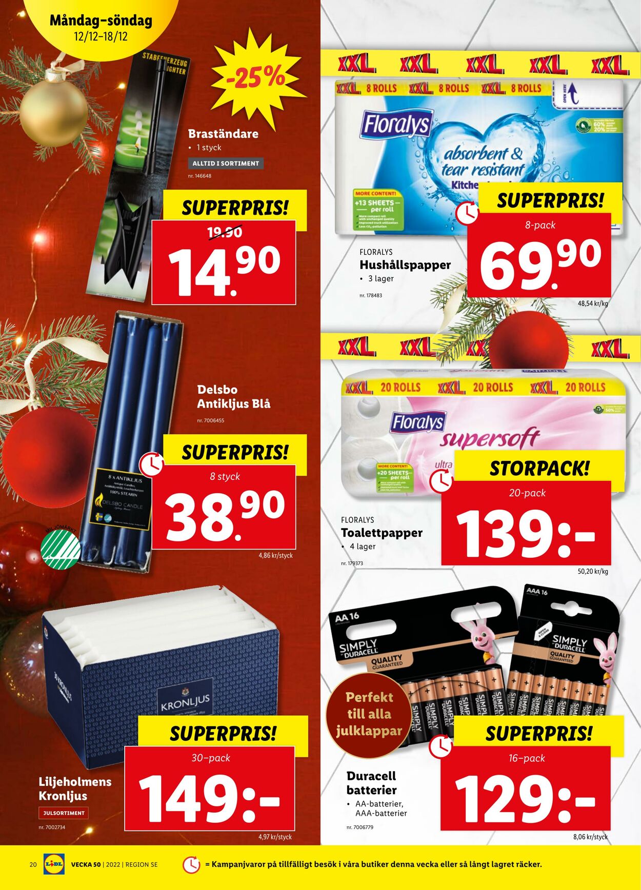 Erbjudanden Lidl 12.12.2022 - 18.12.2022