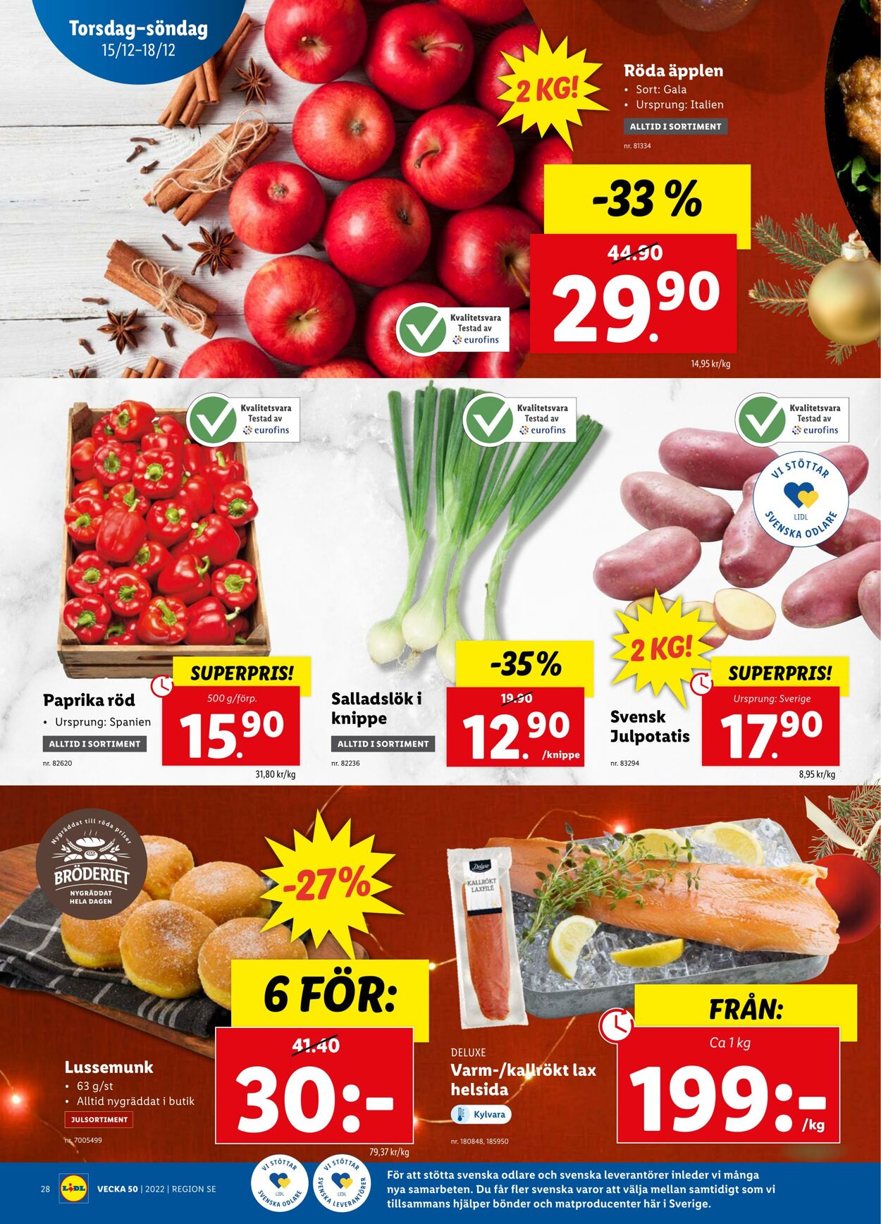 Erbjudanden Lidl 12.12.2022 - 18.12.2022