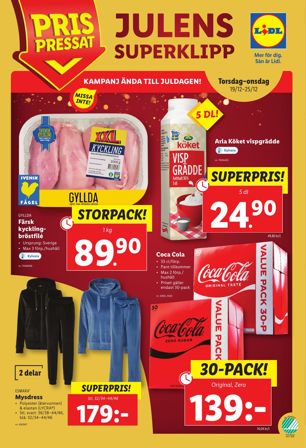 Erbjudanden Lidl 16.12.2024 - 25.12.2024