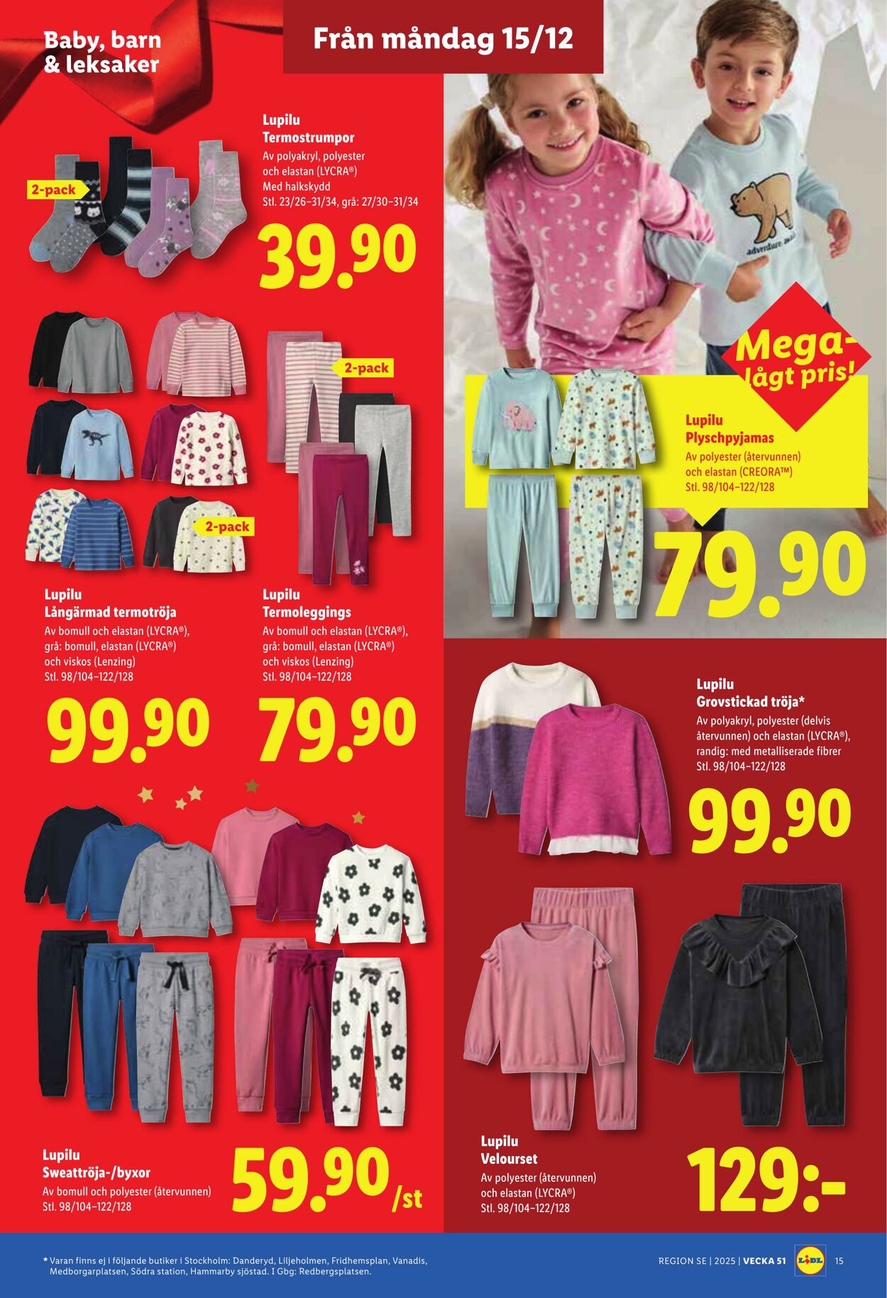 Erbjudanden Lidl 15.12.2025 - 25.12.2025