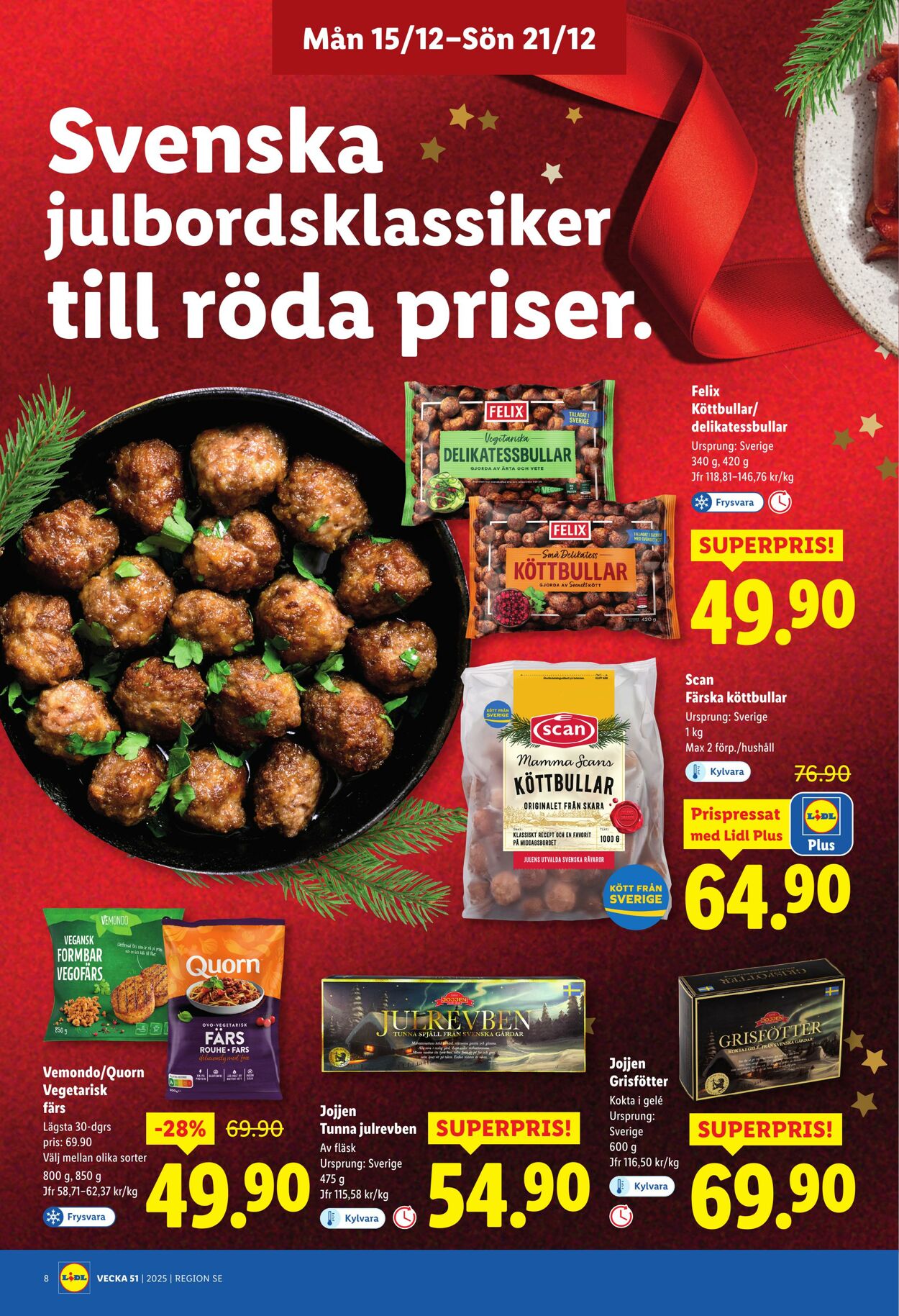 Erbjudanden Lidl 15.12.2025 - 25.12.2025
