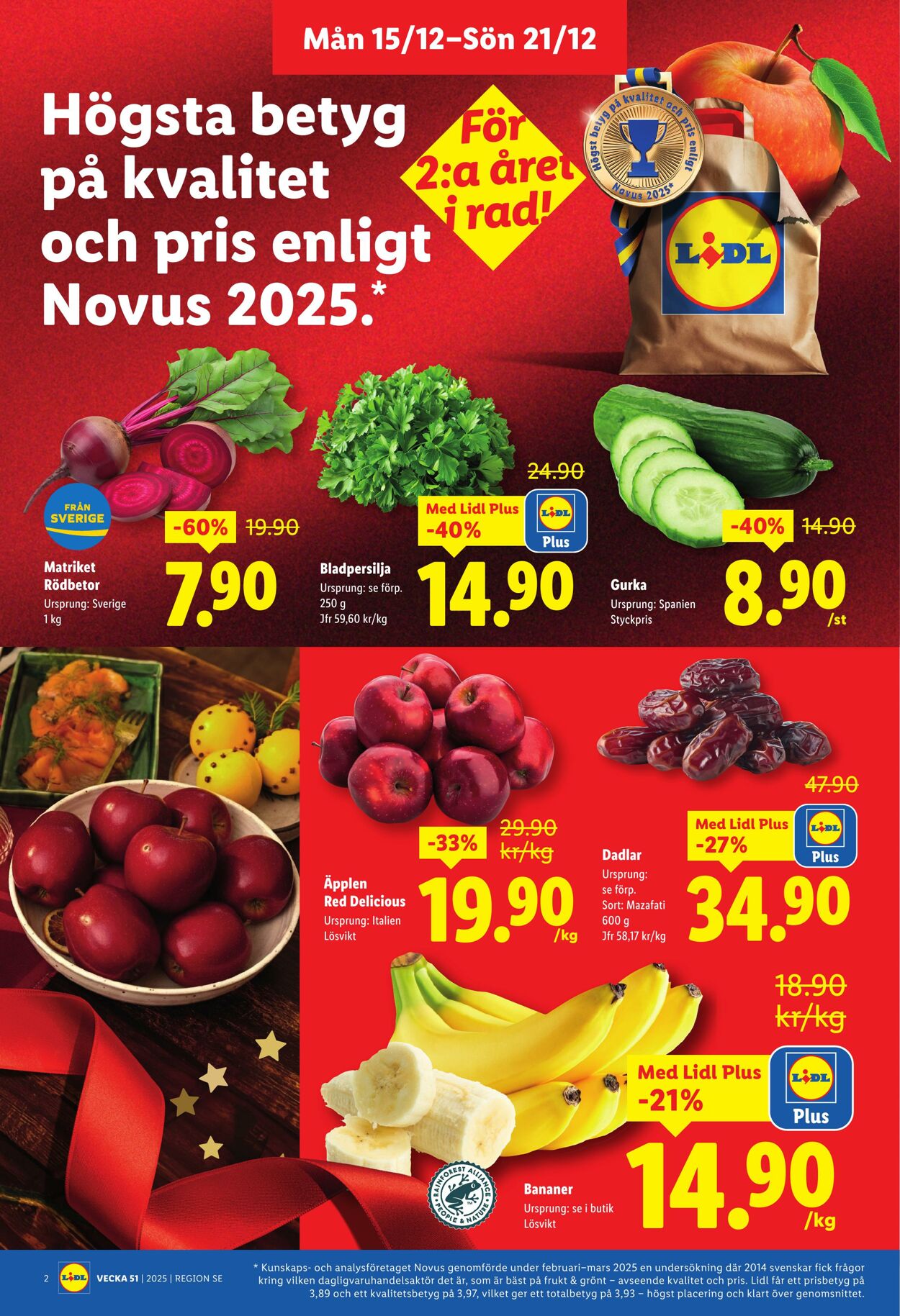 Erbjudanden Lidl 15.12.2025 - 25.12.2025