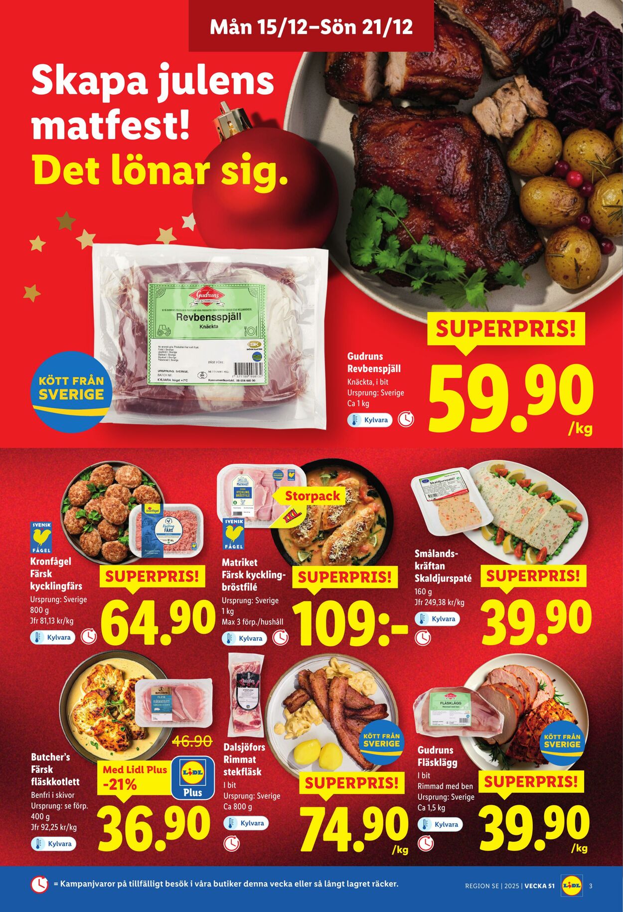 Erbjudanden Lidl 15.12.2025 - 25.12.2025