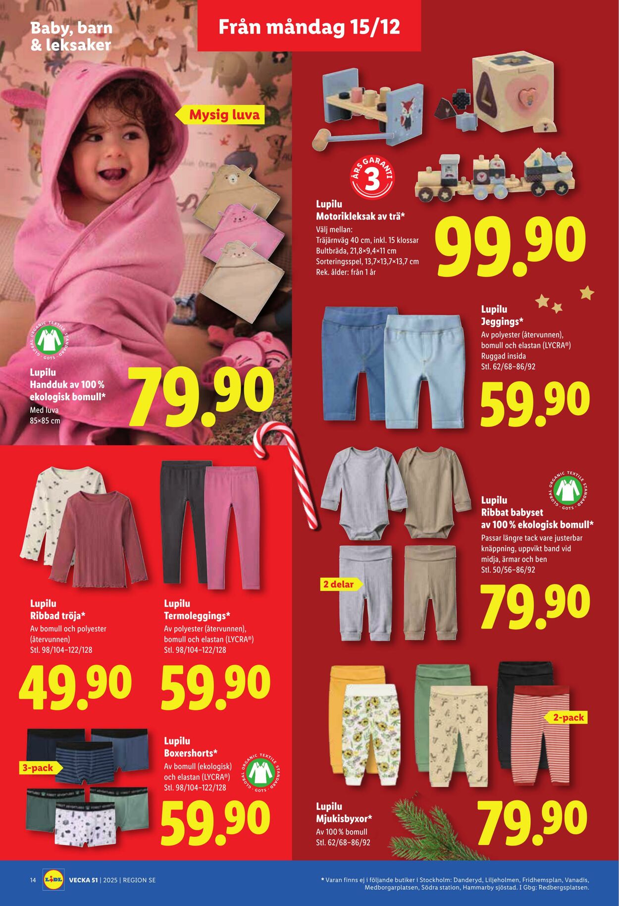 Erbjudanden Lidl 15.12.2025 - 25.12.2025