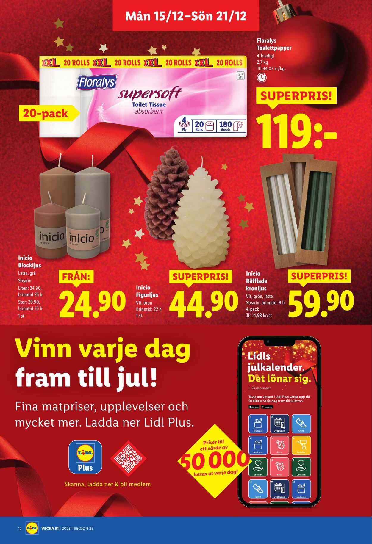 Erbjudanden Lidl 15.12.2025 - 25.12.2025