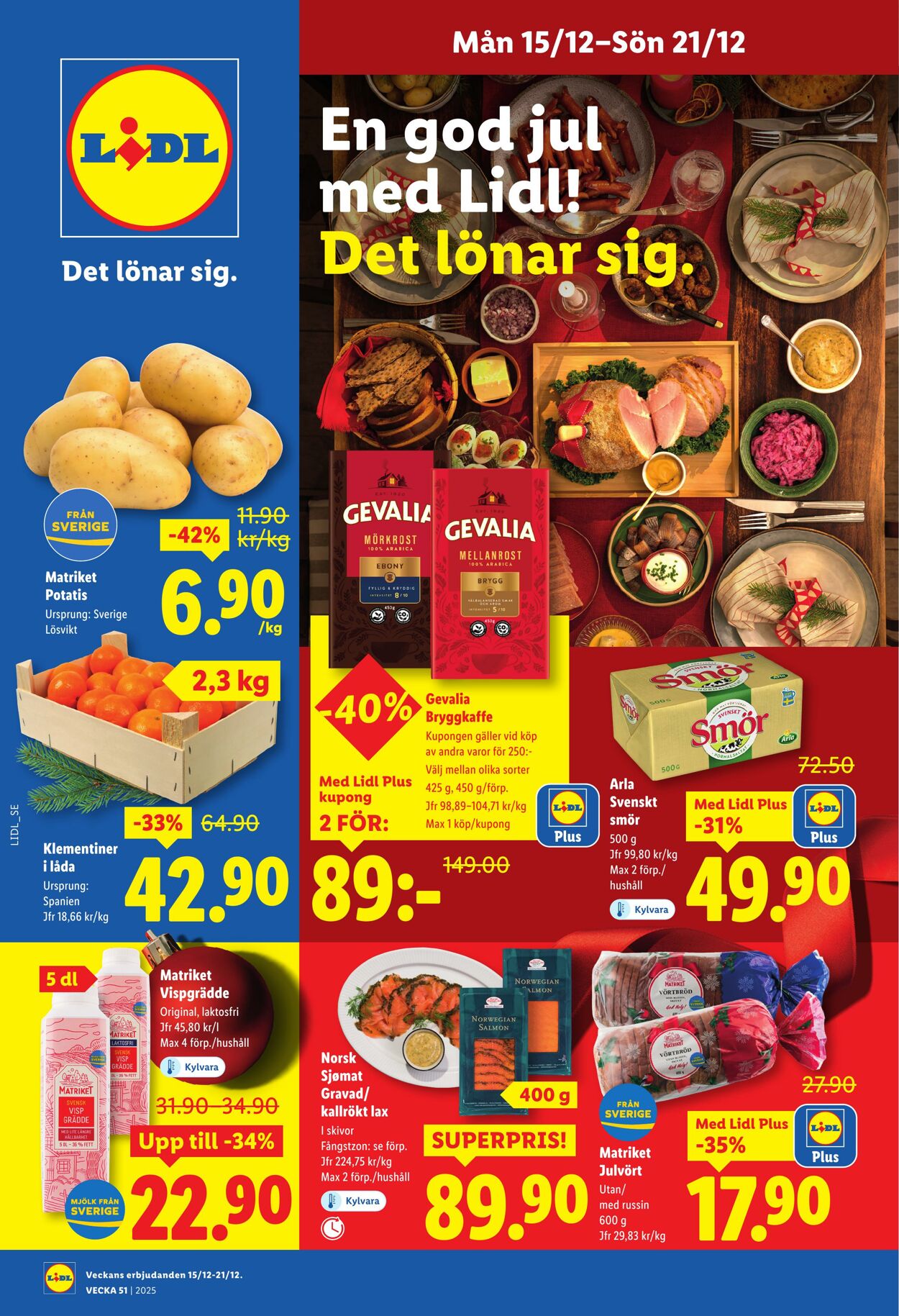 Erbjudanden Lidl 15.12.2025 - 25.12.2025