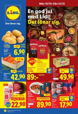 Erbjudanden Lidl 15.12.2025 - 25.12.2025