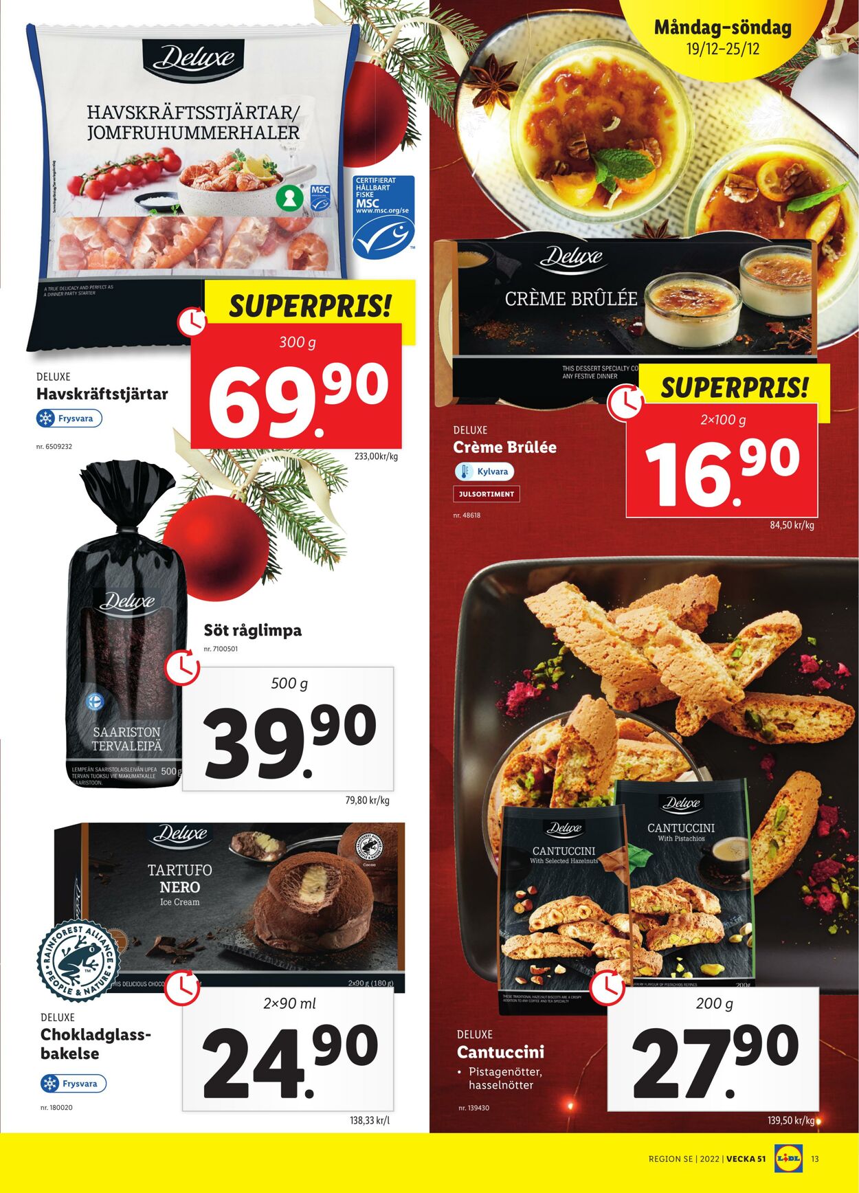 Erbjudanden Lidl 19.12.2022 - 25.12.2022