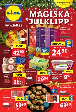 Erbjudanden Lidl 18.12.2023 - 25.12.2023