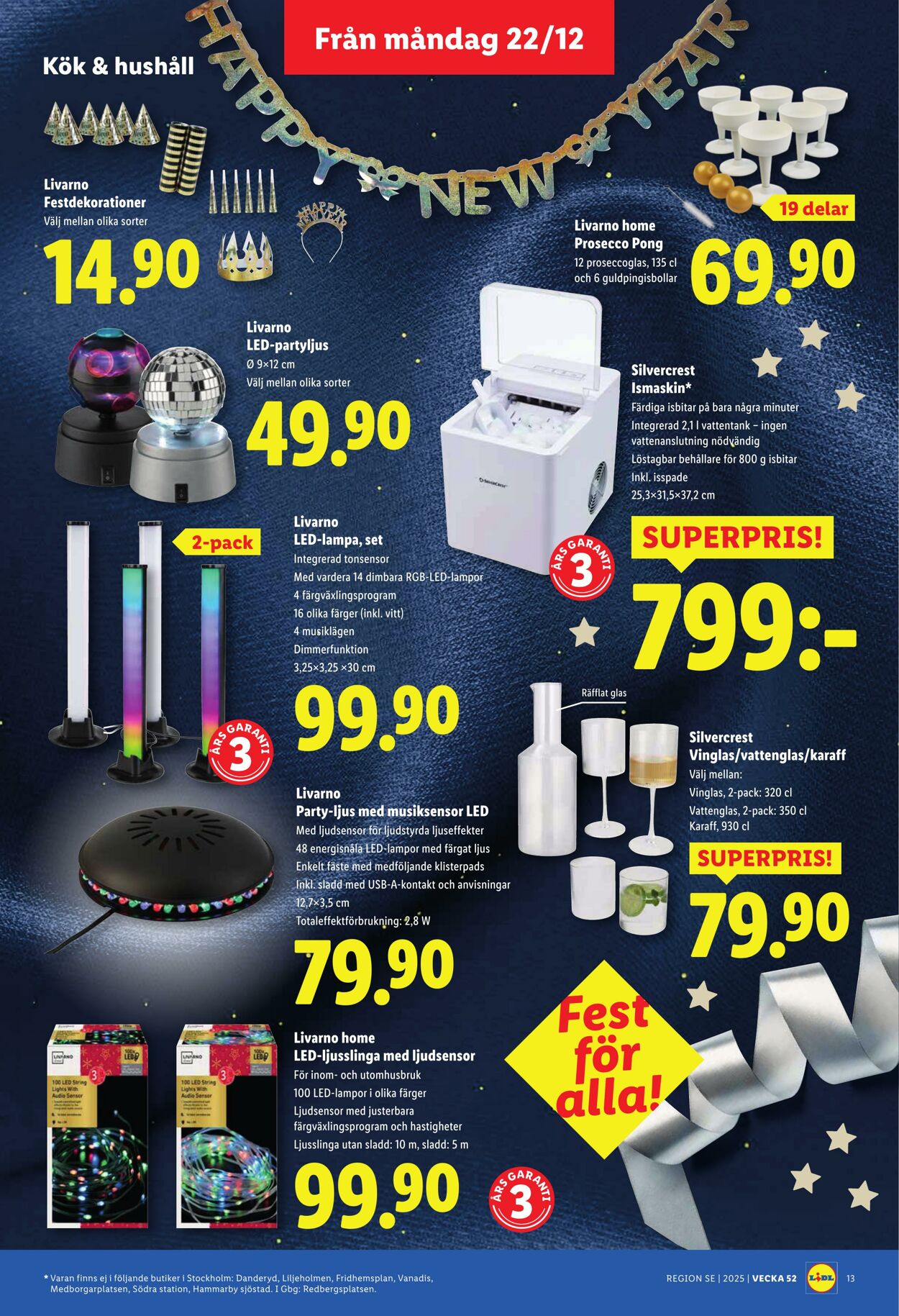 Erbjudanden Lidl 22.12.2025 - 28.12.2025