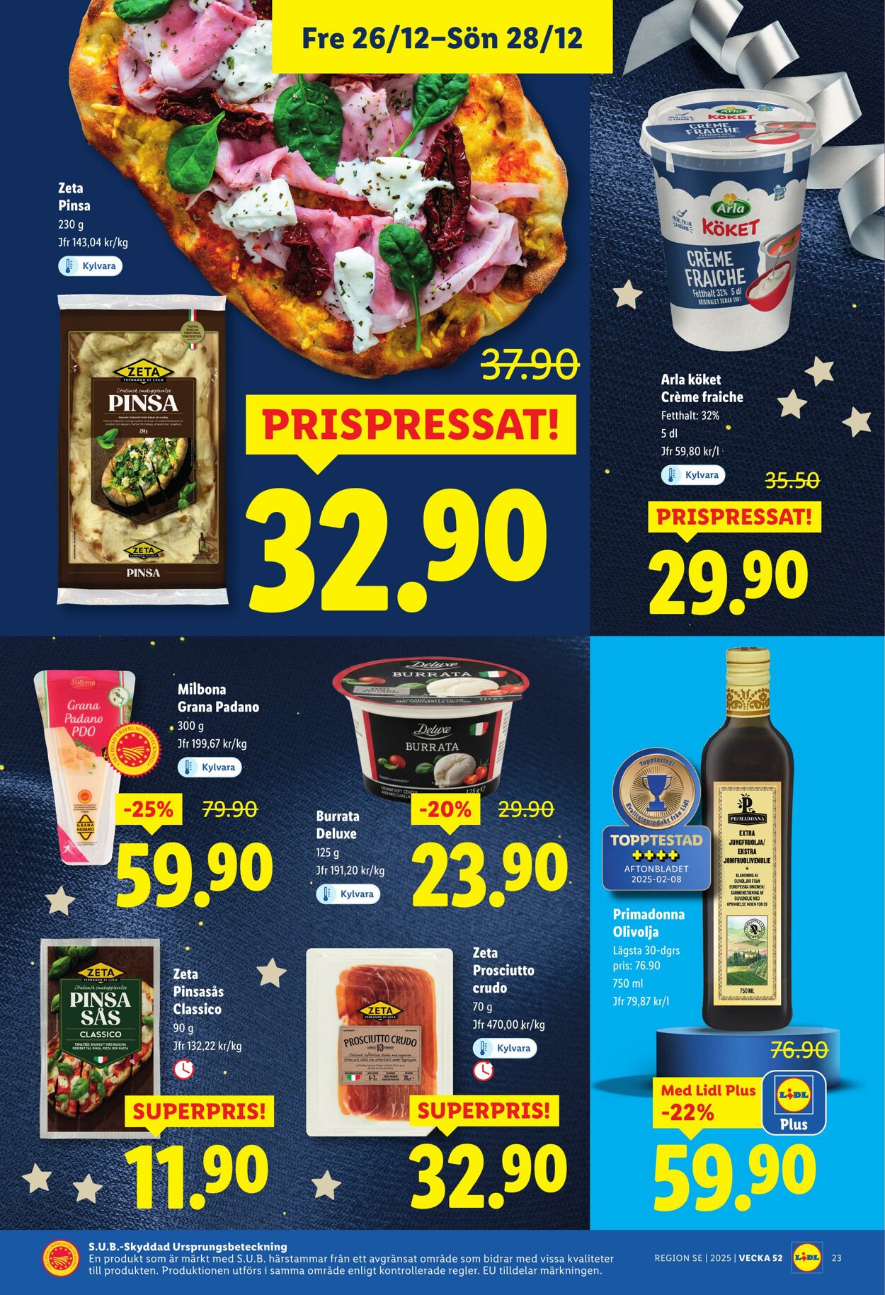 Erbjudanden Lidl 22.12.2025 - 28.12.2025