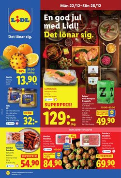 Erbjudanden Lidl 22.12.2025 - 28.12.2025