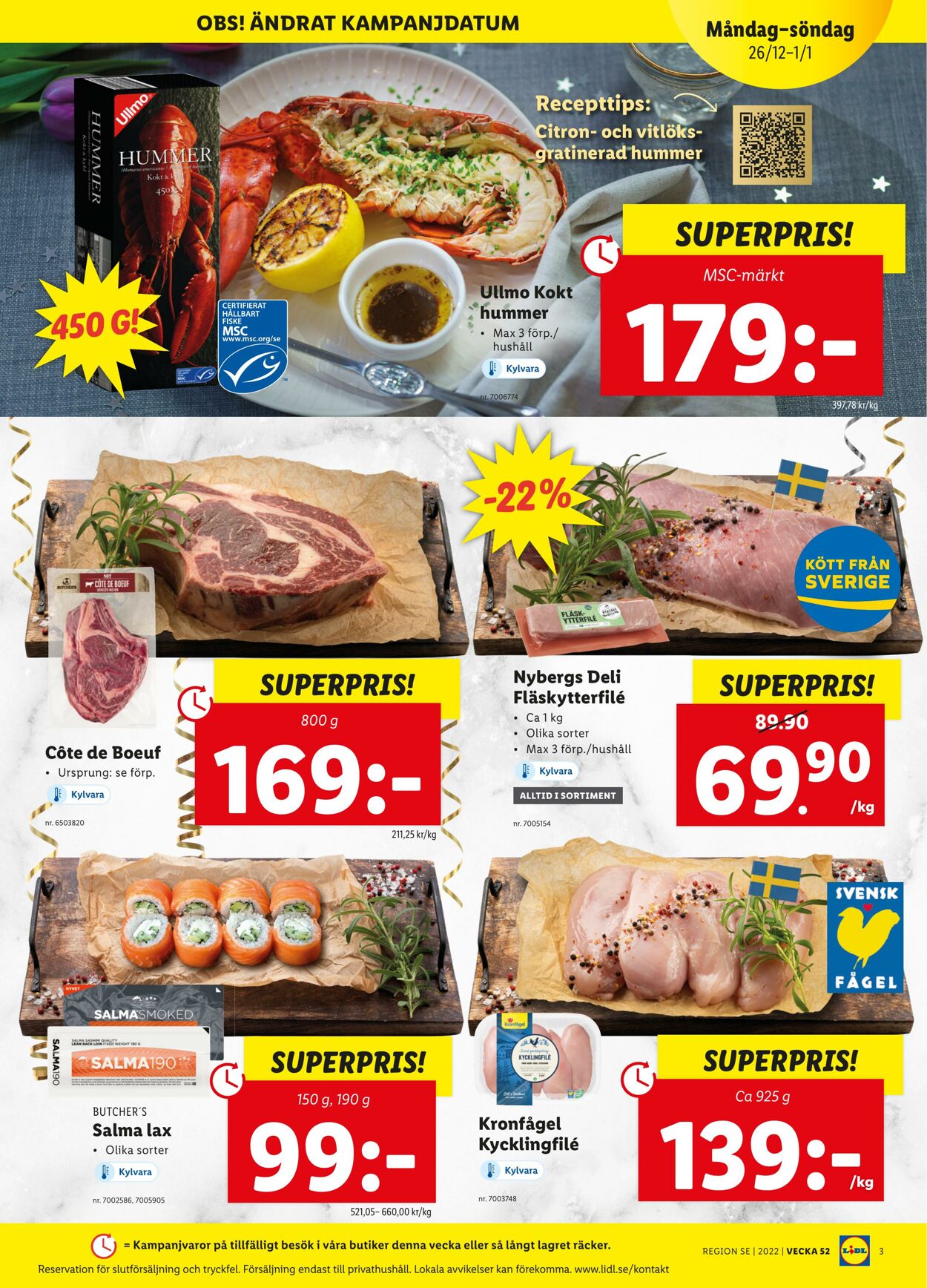 Erbjudanden Lidl 26.12.2022 - 01.01.2023