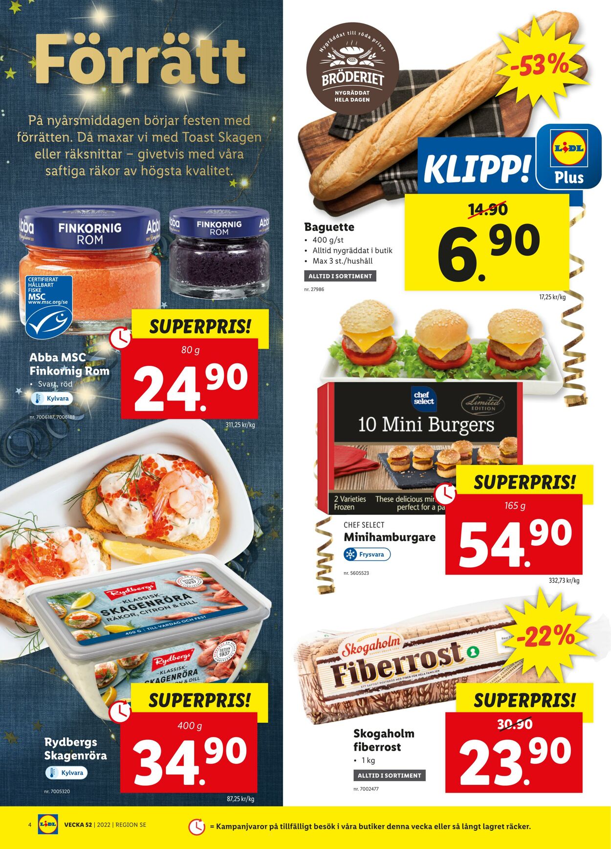 Erbjudanden Lidl 26.12.2022 - 01.01.2023