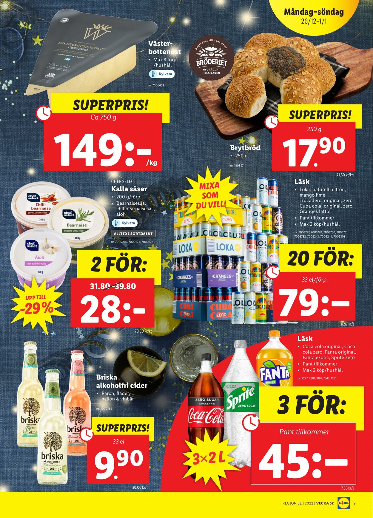 Erbjudanden Lidl 26.12.2022 - 01.01.2023