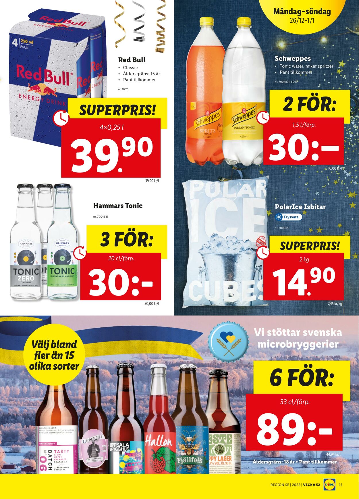 Erbjudanden Lidl 26.12.2022 - 01.01.2023